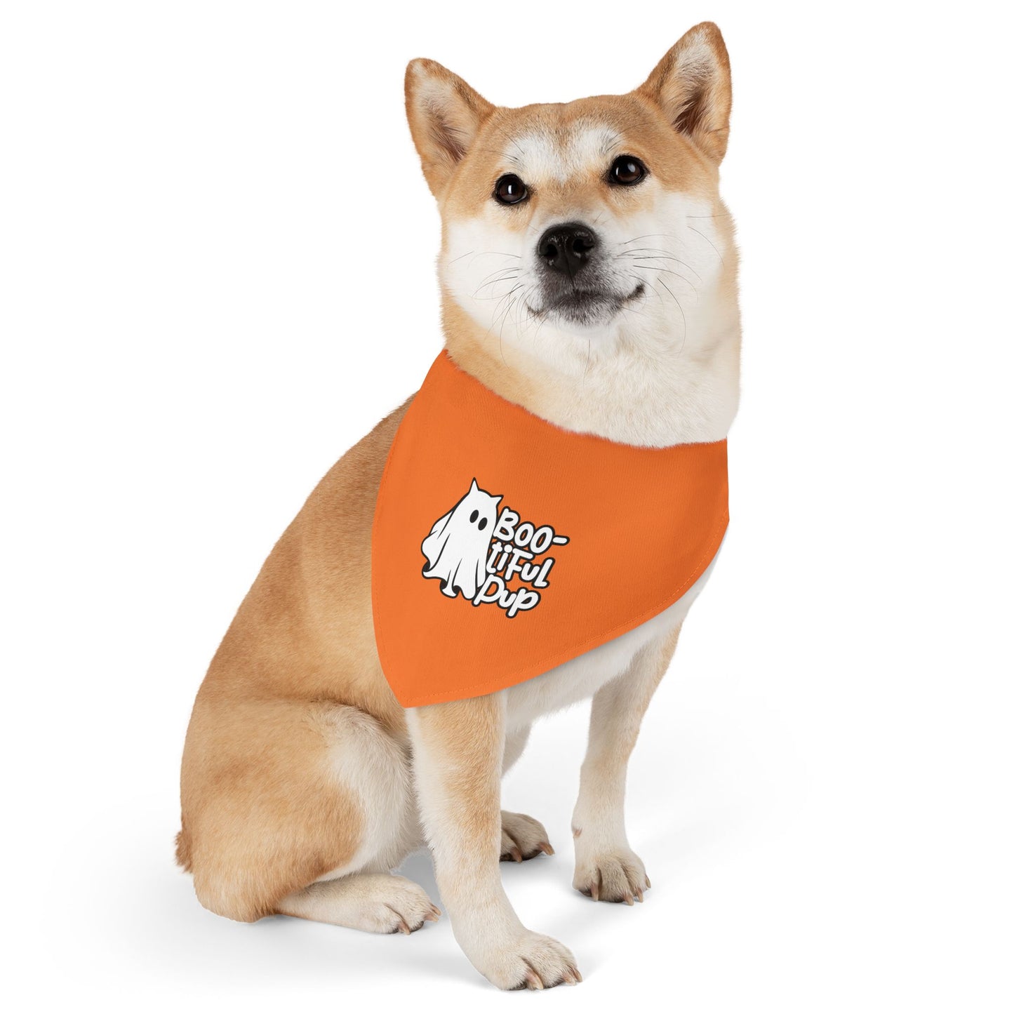 Adorable Pet Bandana Collar for Halloween, Boo-tiful Pup Design, Dog Accessories for Fall, Perfect for Pet Gifts, Cute Pet Costumes