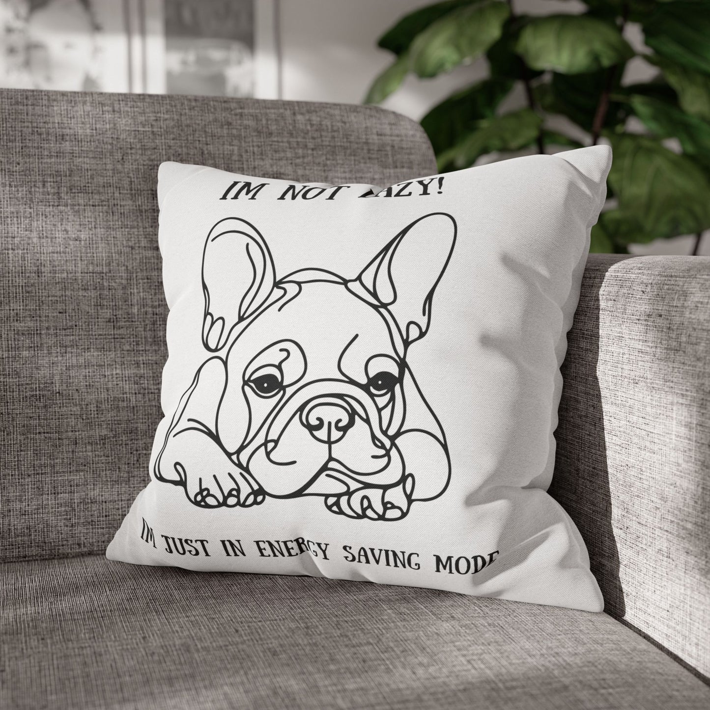 Funny Dog Pillowcase for Pet Lovers, Pillow Cover Gift for Dog Owners, Home Decor, Couch Accent, Pet-Themed Decoration
