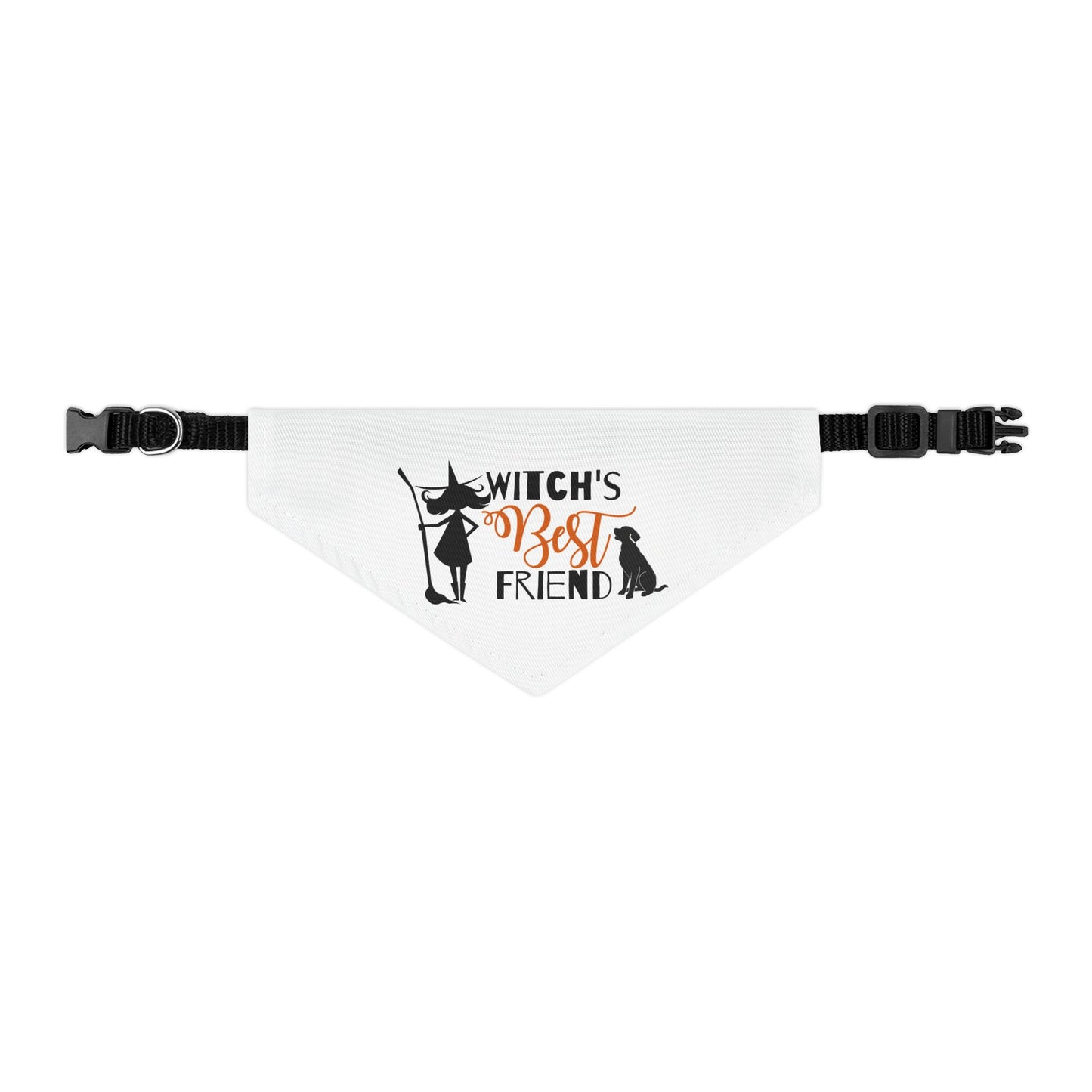 Pet Bandana Collar for Witches, Halloween Accessory, Dog Costume, Pet Apparel, Witch's Best Friend