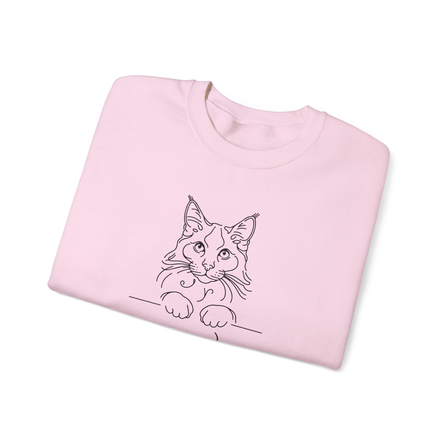 Cat Mom Unisex Sweatshirt, Cozy Gift for Cat Lovers, Cute Cat Apparel, Casual Wear, Pet Mom Gift, Cat Owner Sweatshirt