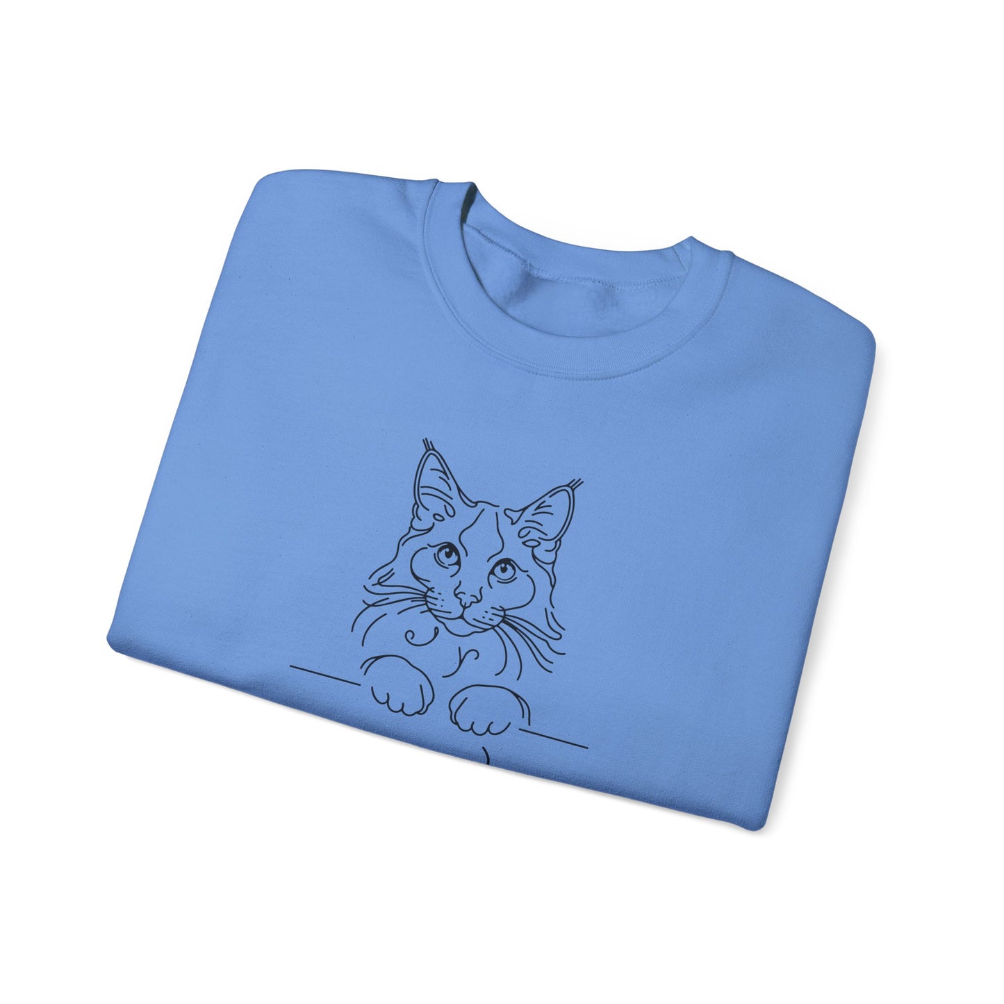 Cat Mom Unisex Sweatshirt, Cozy Gift for Cat Lovers, Cute Cat Apparel, Casual Wear, Pet Mom Gift, Cat Owner Sweatshirt