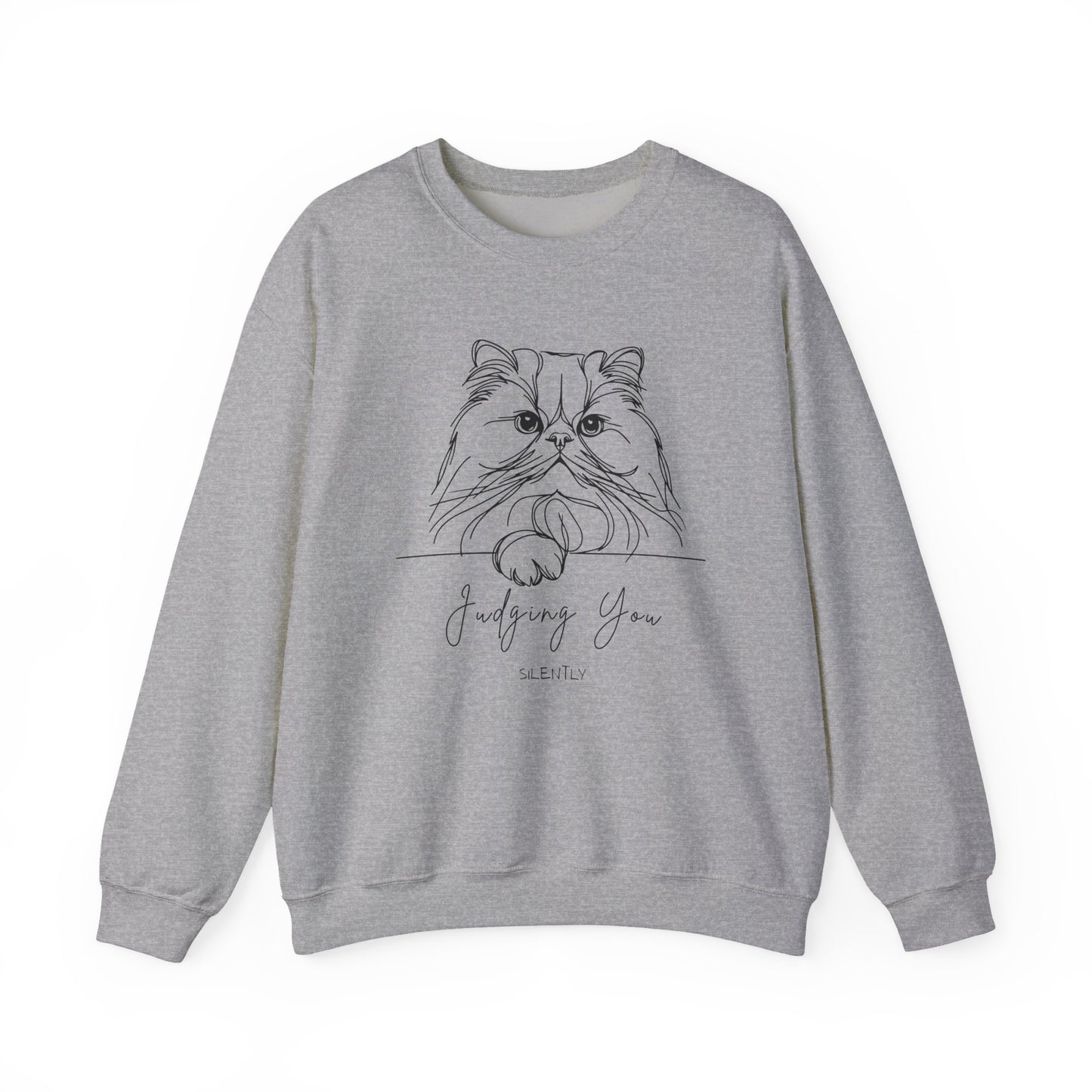 Cozy Cat Lovers Crewneck Sweatshirt - Perfect Gift for Cat Owners, Cute Pet Apparel for Casual Wear, Ideal for Birthdays, Relaxing Days