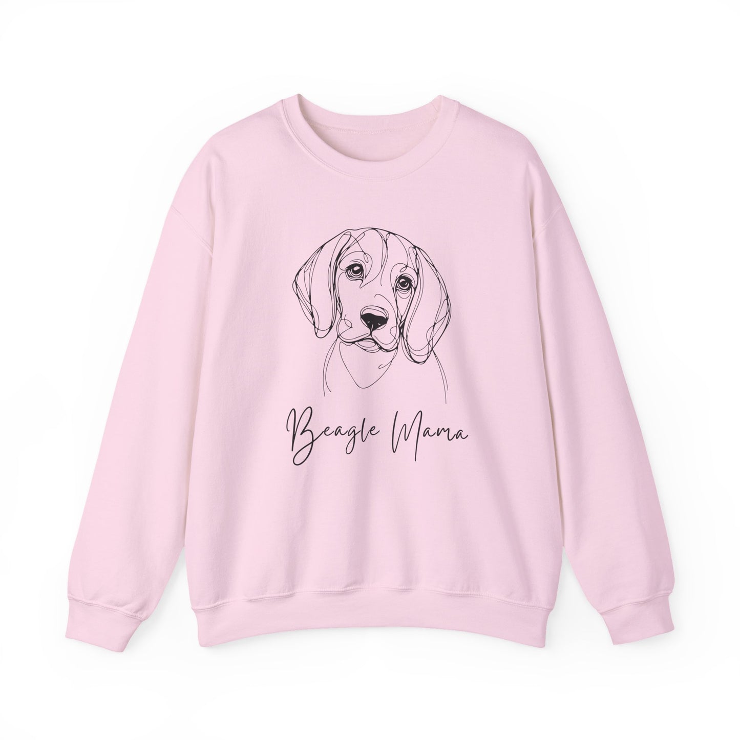 Beagle Mama Crewneck Sweatshirt, Dog Lover Gift, Pet Parent Apparel, Cozy Sweatshirt, Animal Lover Fashion