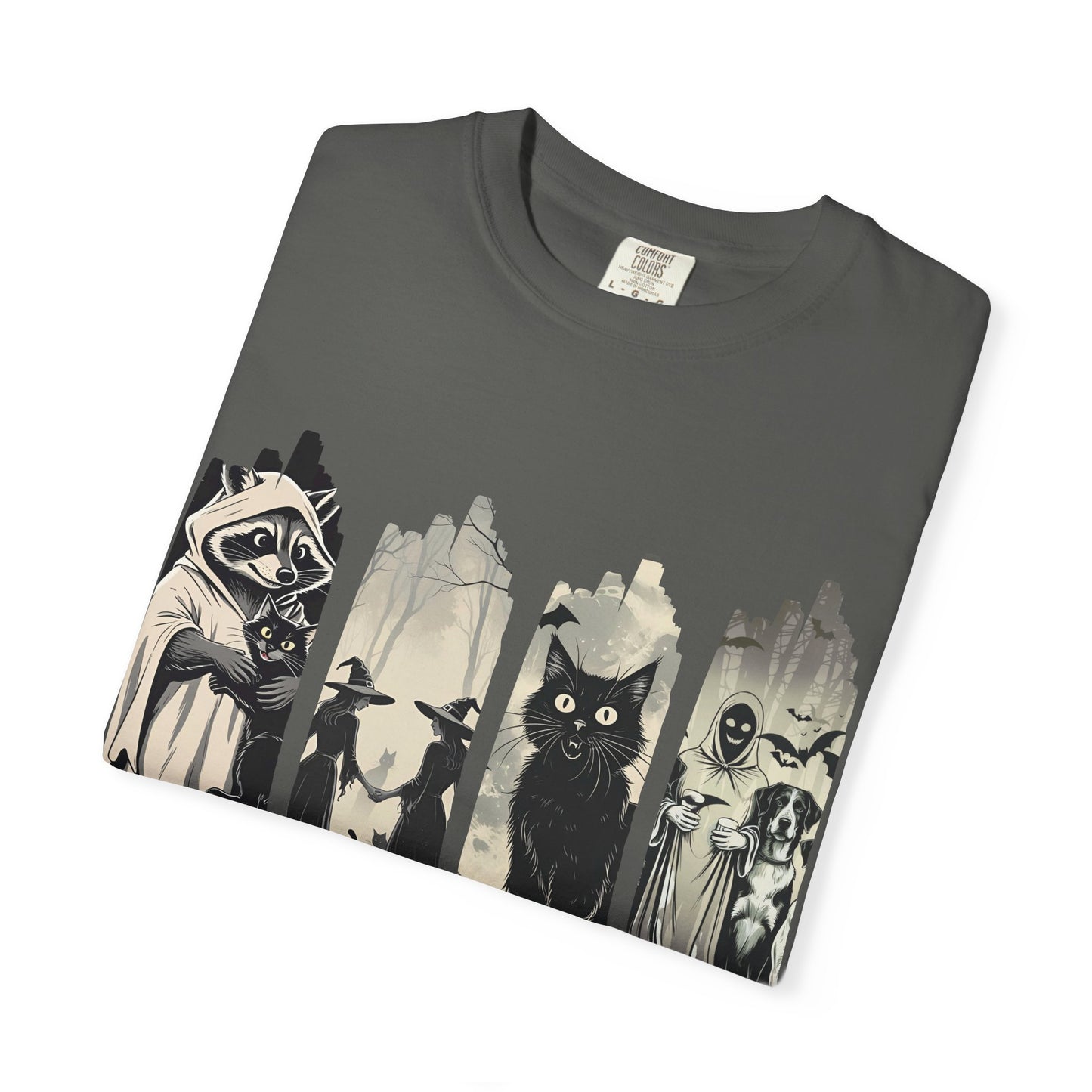 Spooky Season Unisex T-shirt, Halloween Shirt, Cat Lovers Tee, Casual Wear, Fall Fashion, Graphic Tee, Gifts for Him/Her