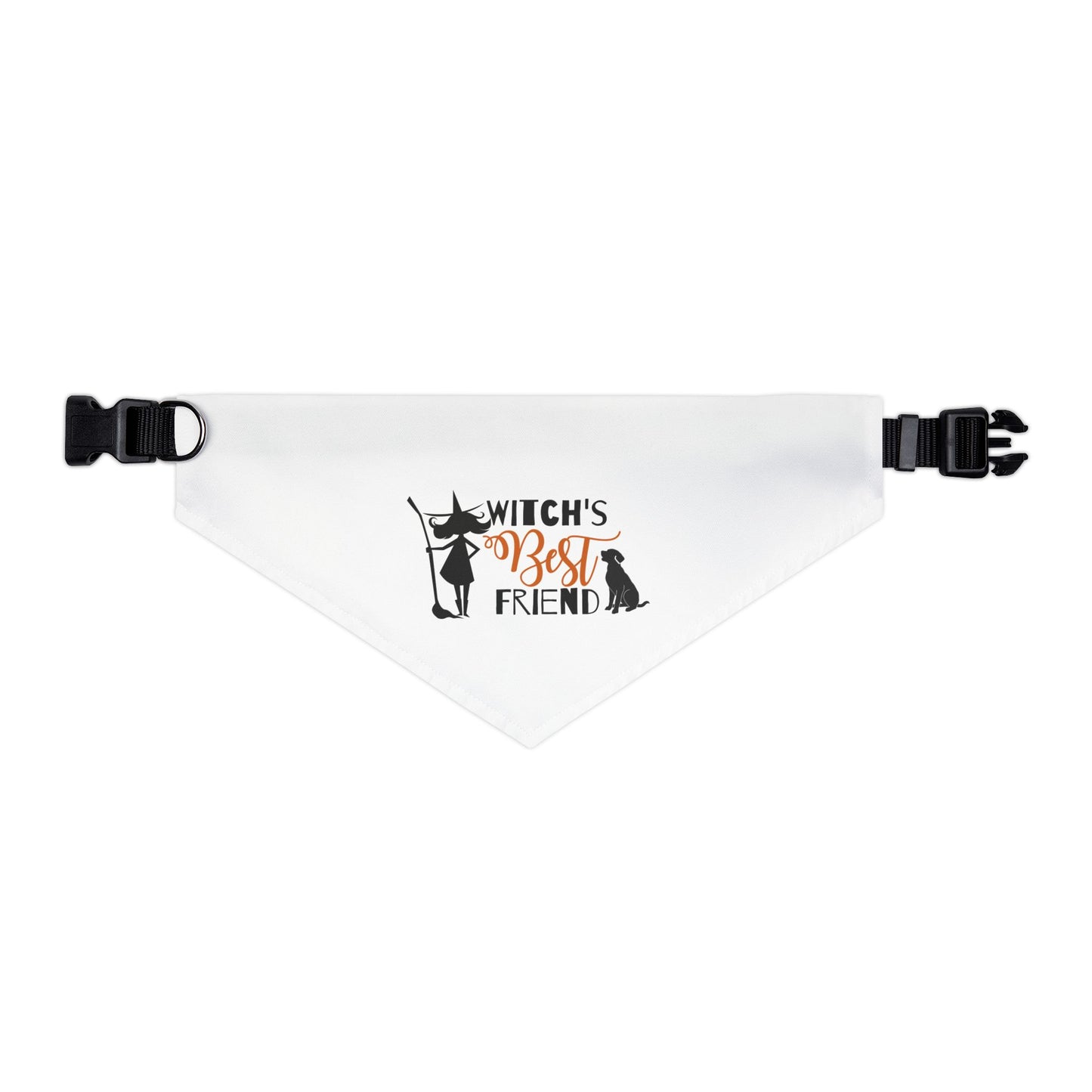 Pet Bandana Collar for Witches, Halloween Accessory, Dog Costume, Pet Apparel, Witch's Best Friend