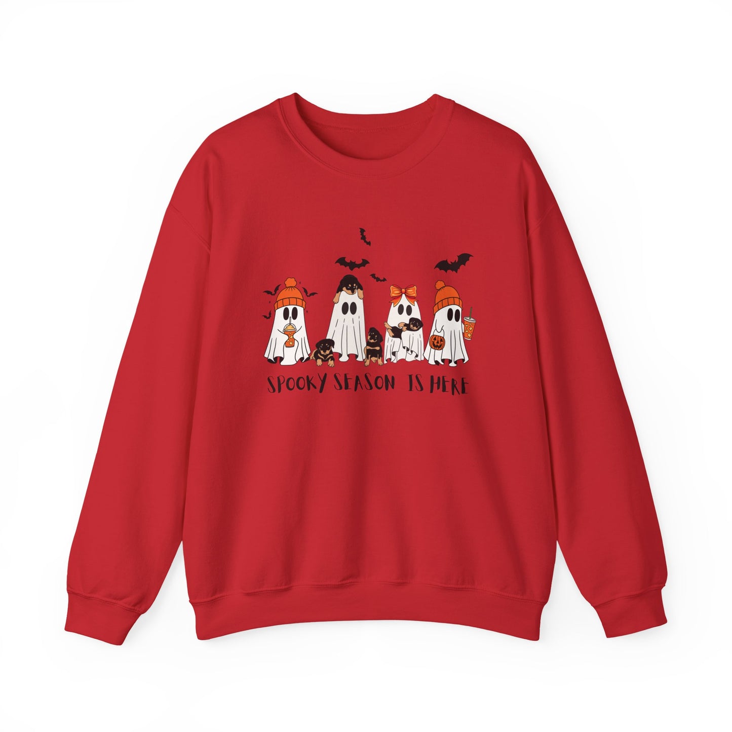 Spooky Ghost Crewneck Sweatshirt, Halloween Sweatshirt, Unisex Pullover, Cute Fall Fashion, Cozy Sweatshirt for Fall