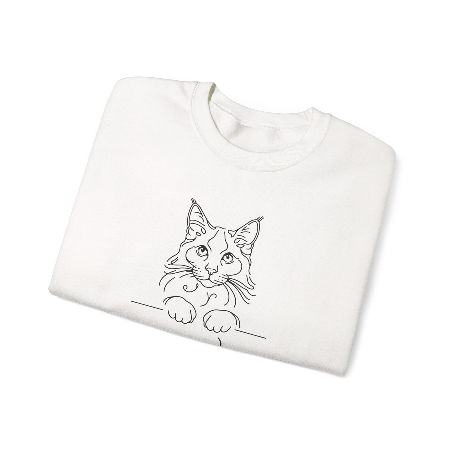 Cat Mom Unisex Sweatshirt, Cozy Gift for Cat Lovers, Cute Cat Apparel, Casual Wear, Pet Mom Gift, Cat Owner Sweatshirt