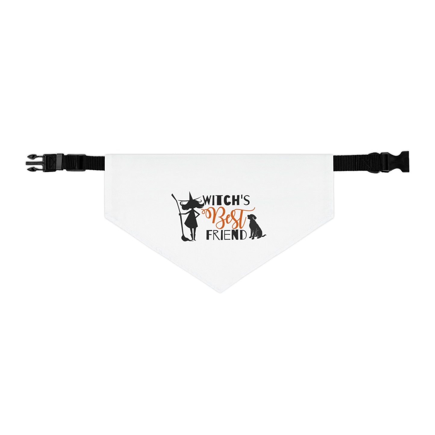Pet Bandana Collar for Witches, Halloween Accessory, Dog Costume, Pet Apparel, Witch's Best Friend