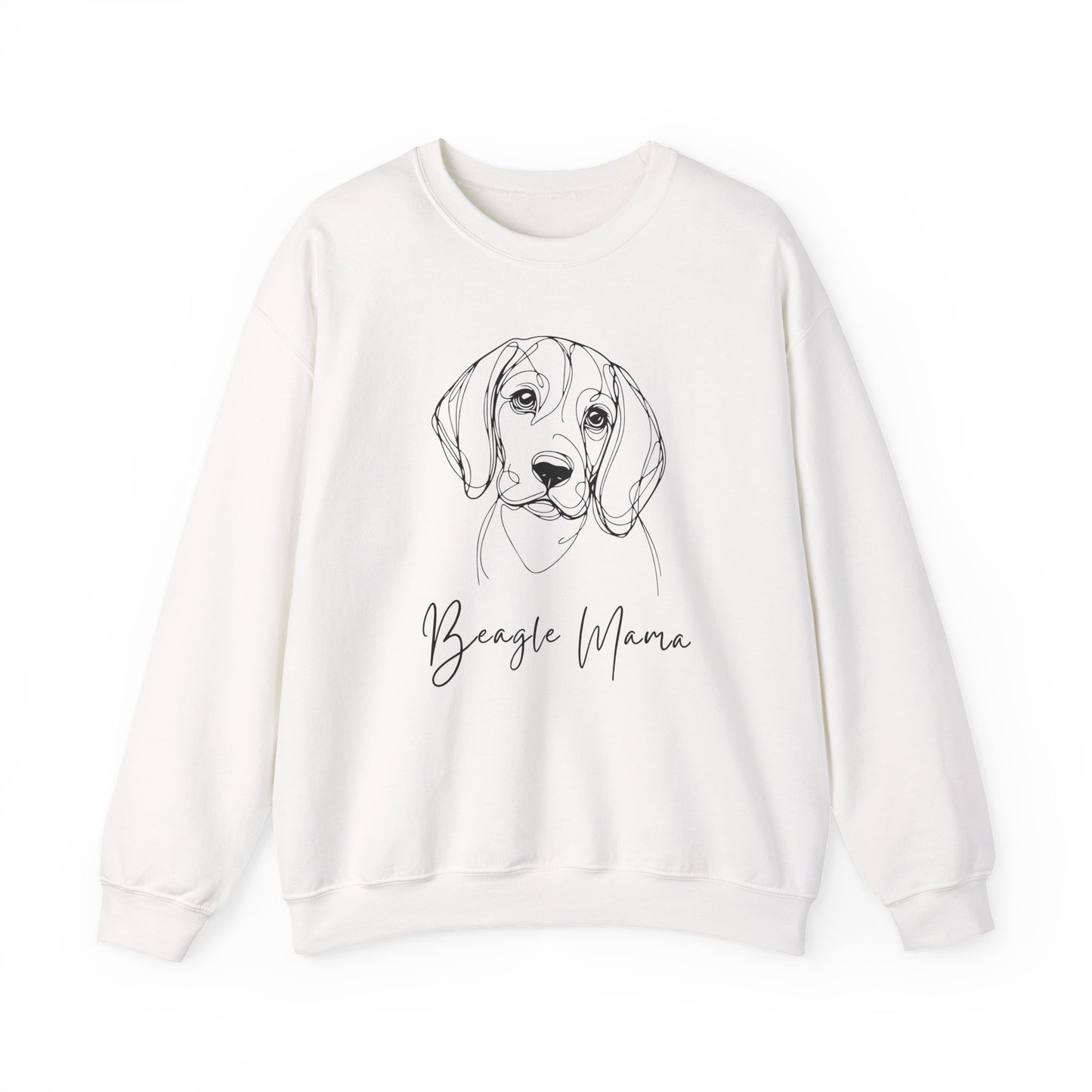 Beagle Mama Crewneck Sweatshirt, Dog Lover Gift, Pet Parent Apparel, Cozy Sweatshirt, Animal Lover Fashion