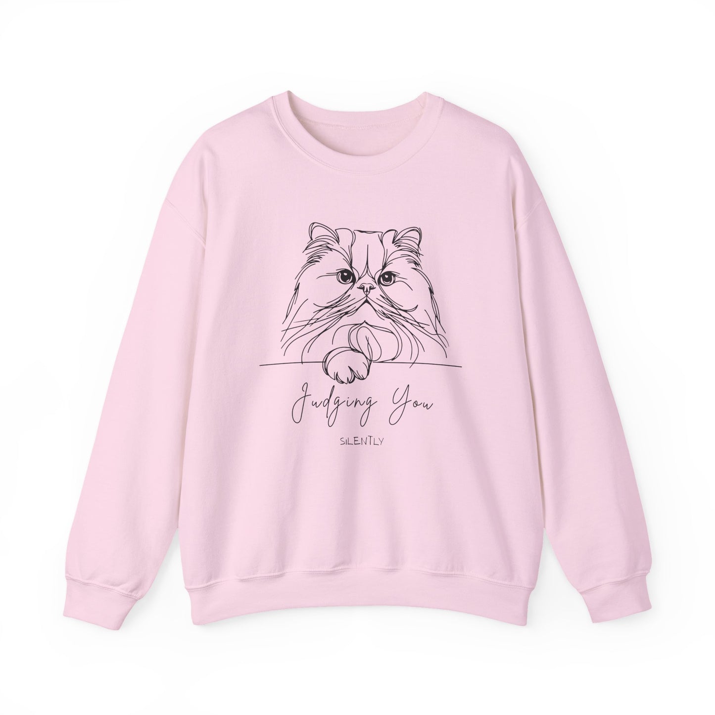 Cozy Cat Lovers Crewneck Sweatshirt - Perfect Gift for Cat Owners, Cute Pet Apparel for Casual Wear, Ideal for Birthdays, Relaxing Days