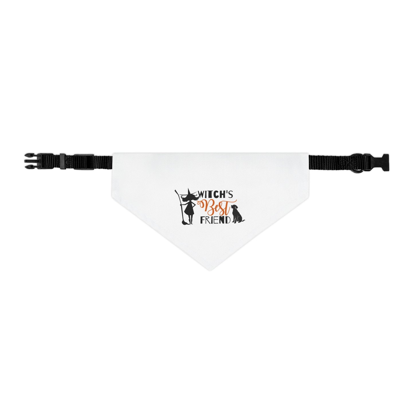 Pet Bandana Collar for Witches, Halloween Accessory, Dog Costume, Pet Apparel, Witch's Best Friend