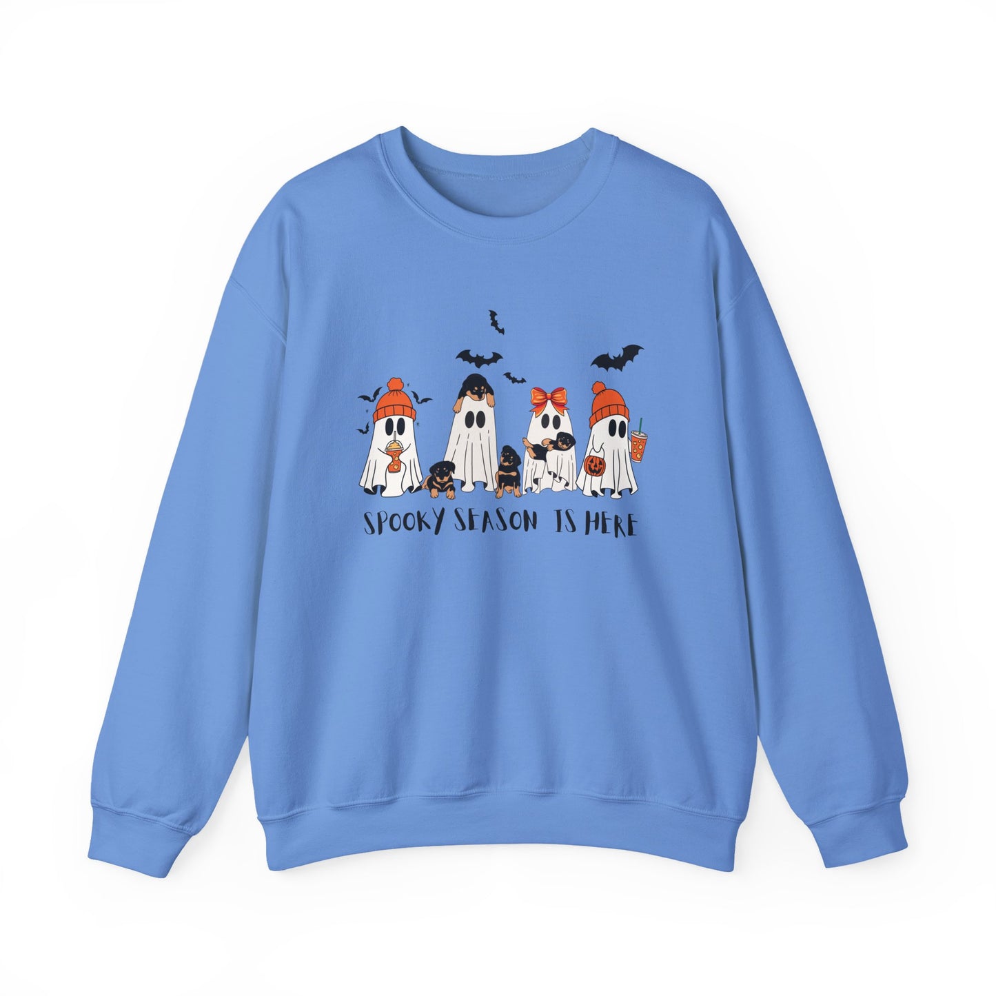 Spooky Ghost Crewneck Sweatshirt, Halloween Sweatshirt, Unisex Pullover, Cute Fall Fashion, Cozy Sweatshirt for Fall