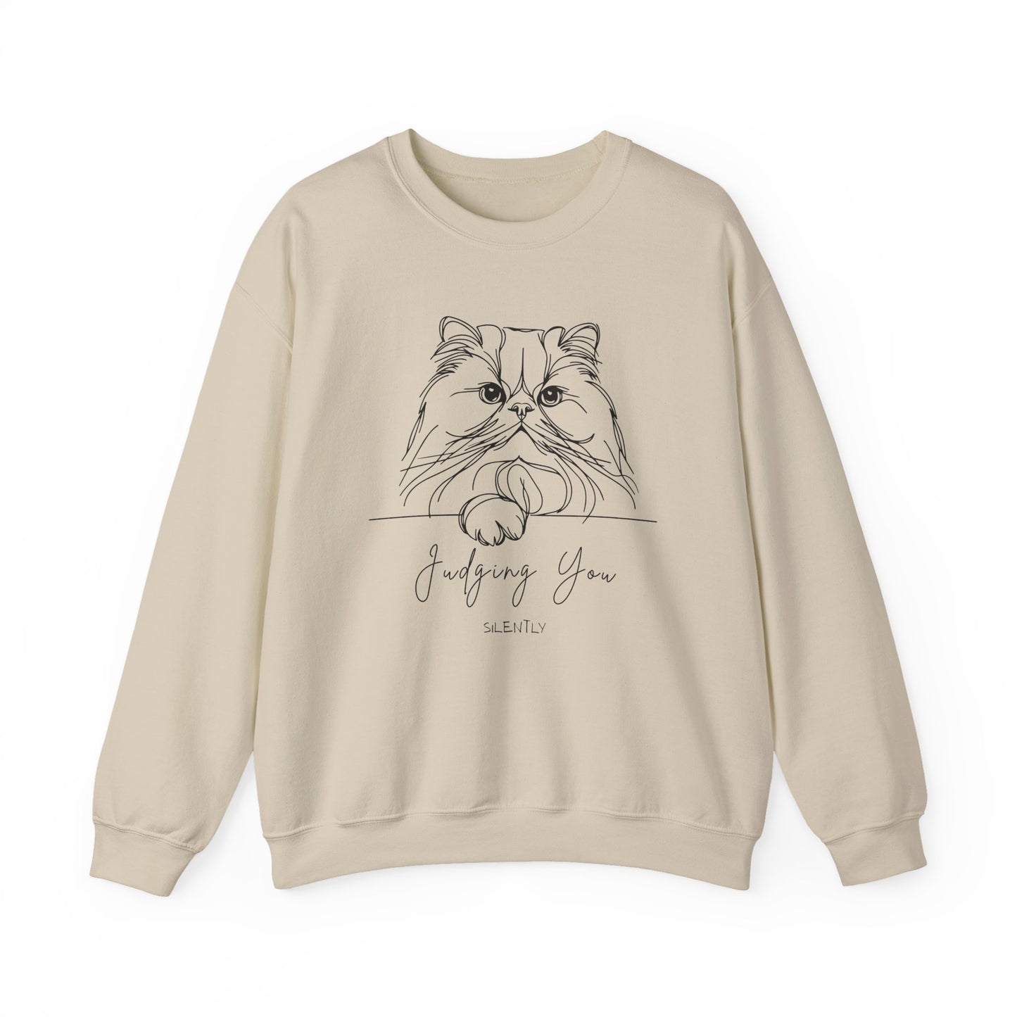 Cozy Cat Lovers Crewneck Sweatshirt - Perfect Gift for Cat Owners, Cute Pet Apparel for Casual Wear, Ideal for Birthdays, Relaxing Days