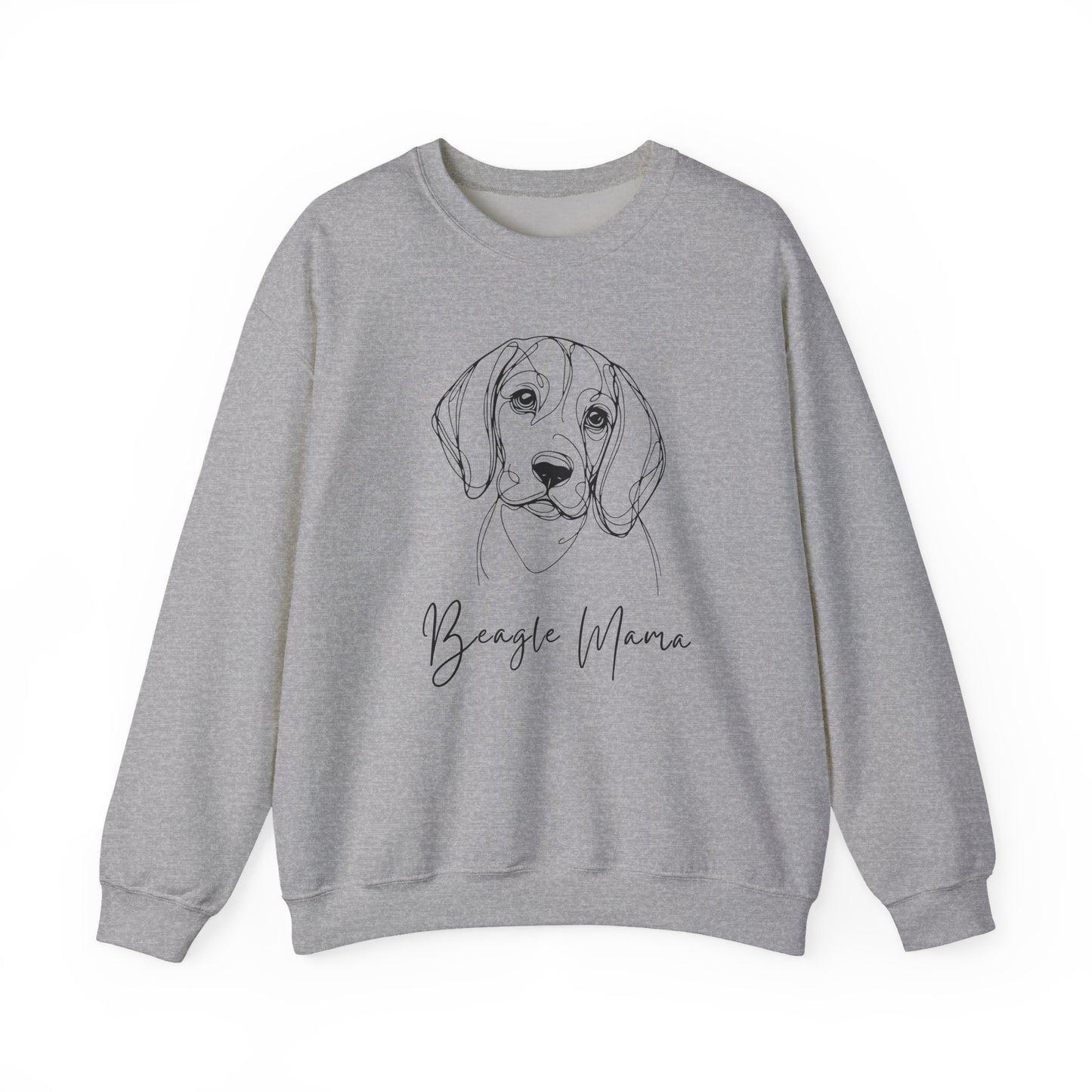 Beagle Mama Crewneck Sweatshirt, Dog Lover Gift, Pet Parent Apparel, Cozy Sweatshirt, Animal Lover Fashion