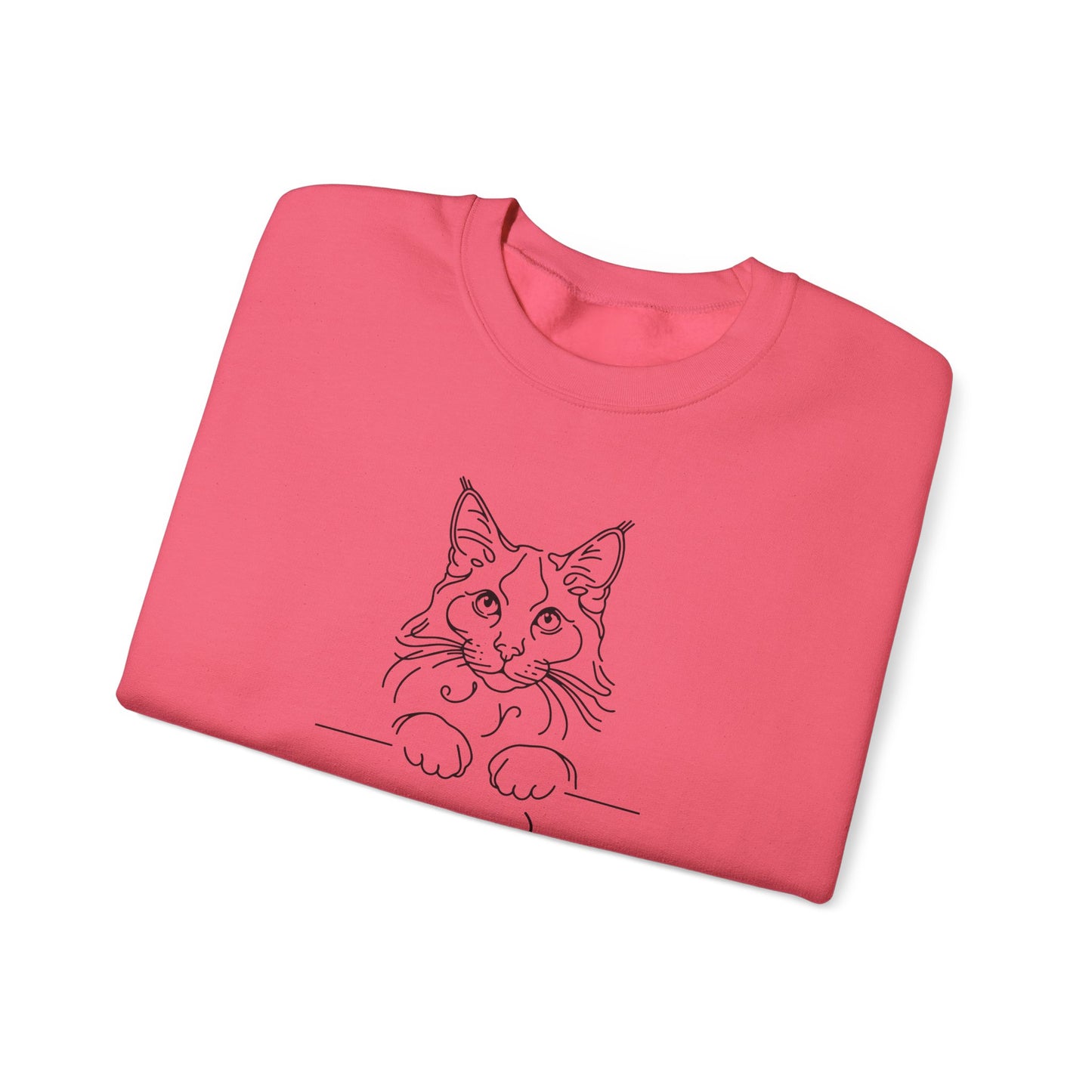 Cat Mom Unisex Sweatshirt, Cozy Gift for Cat Lovers, Cute Cat Apparel, Casual Wear, Pet Mom Gift, Cat Owner Sweatshirt