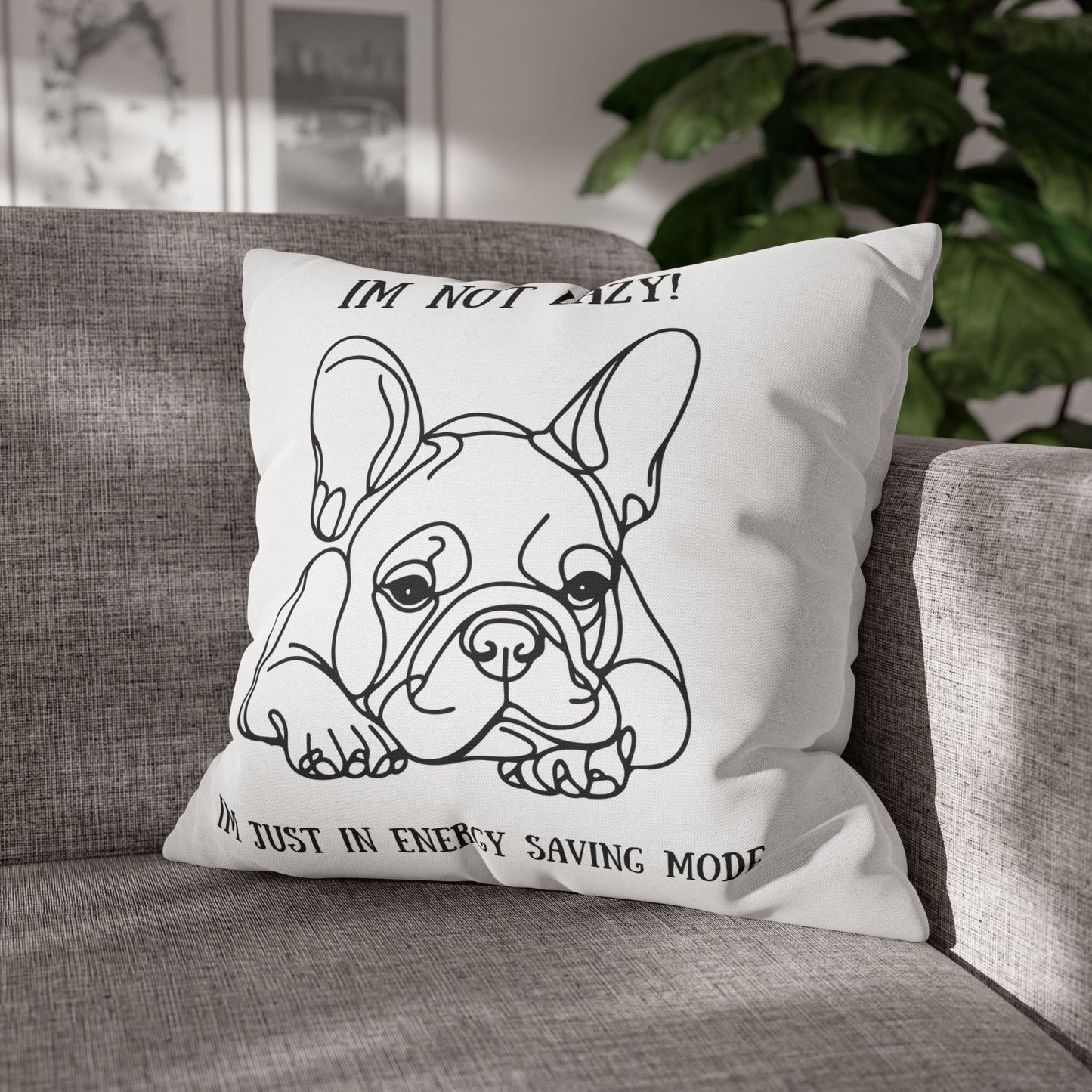 Funny Dog Pillowcase for Pet Lovers, Pillow Cover Gift for Dog Owners, Home Decor, Couch Accent, Pet-Themed Decoration