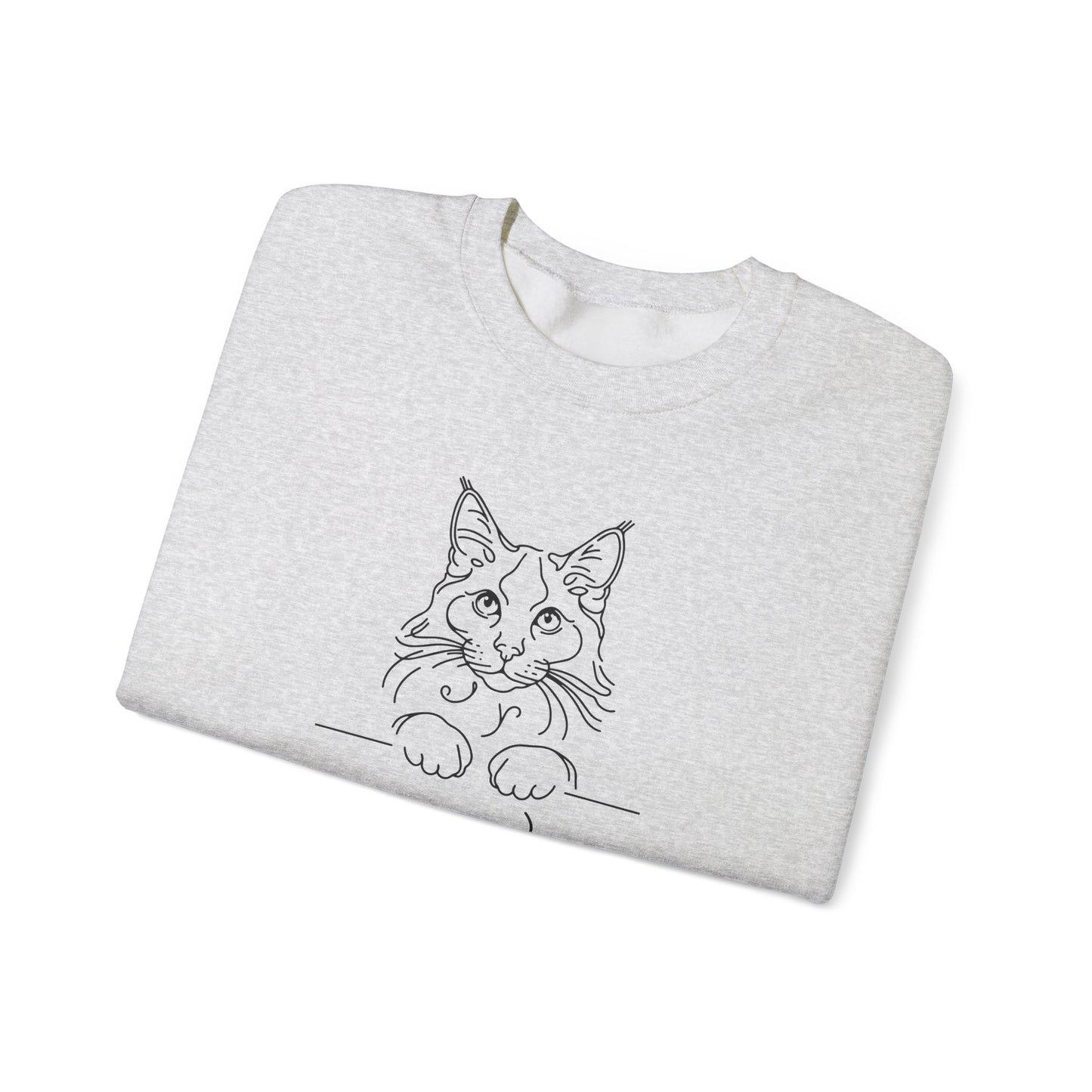 Cat Mom Unisex Sweatshirt, Cozy Gift for Cat Lovers, Cute Cat Apparel, Casual Wear, Pet Mom Gift, Cat Owner Sweatshirt