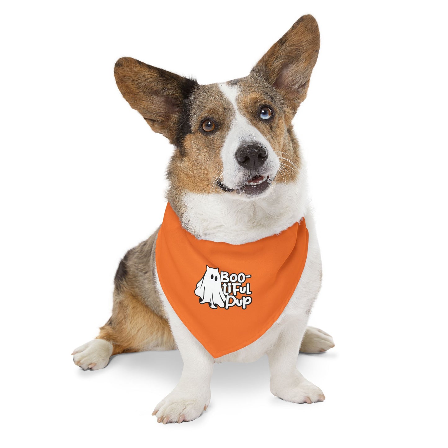 Adorable Pet Bandana Collar for Halloween, Boo-tiful Pup Design, Dog Accessories for Fall, Perfect for Pet Gifts, Cute Pet Costumes