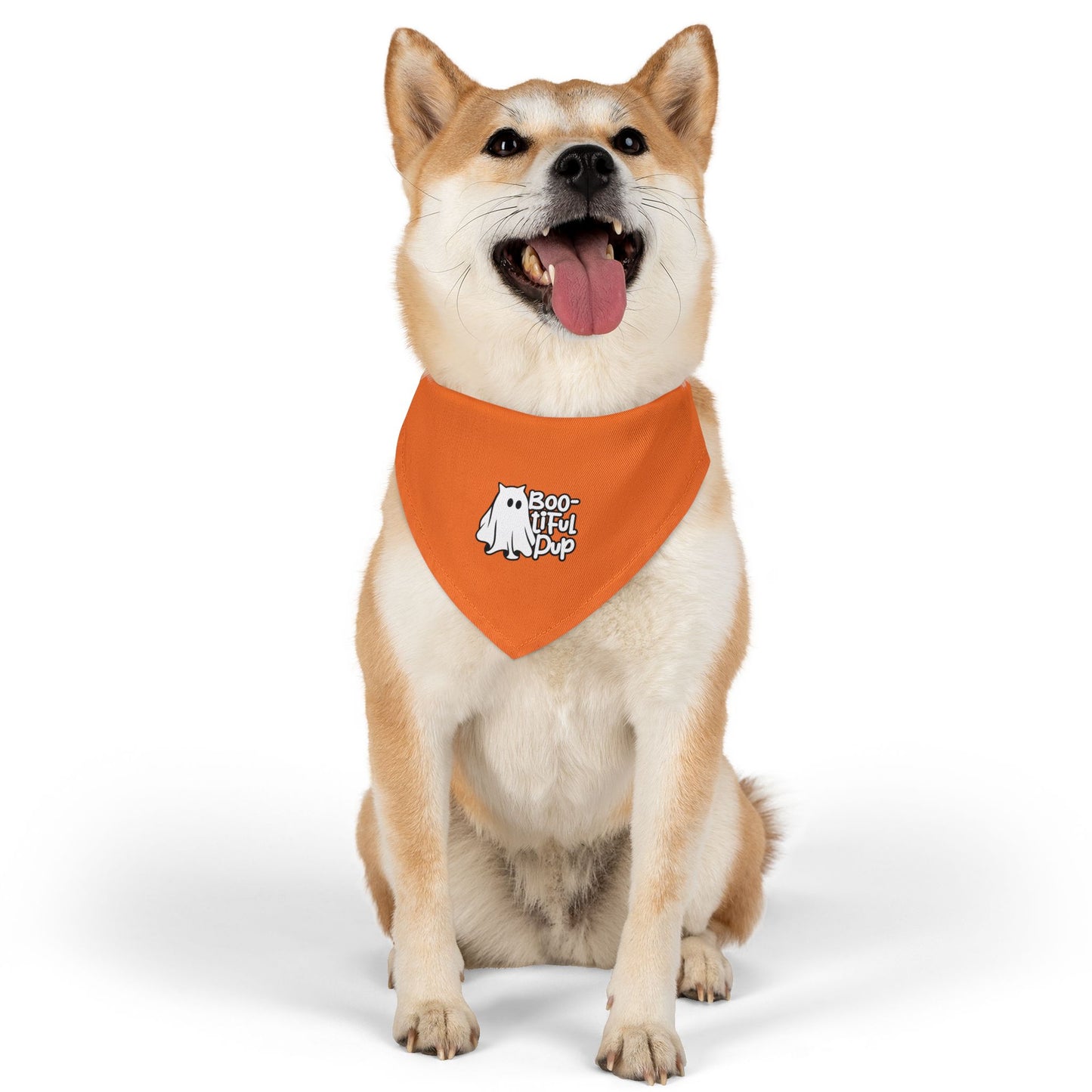 Adorable Pet Bandana Collar for Halloween, Boo-tiful Pup Design, Dog Accessories for Fall, Perfect for Pet Gifts, Cute Pet Costumes