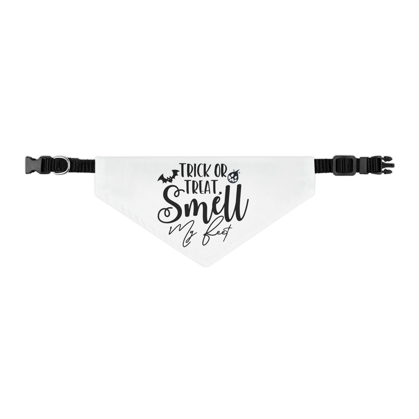 Halloween Pet Bandana Collar, Funny Dog Accessory, Trick or Treat Bandana, Pet Costume, Holiday Dog Wear