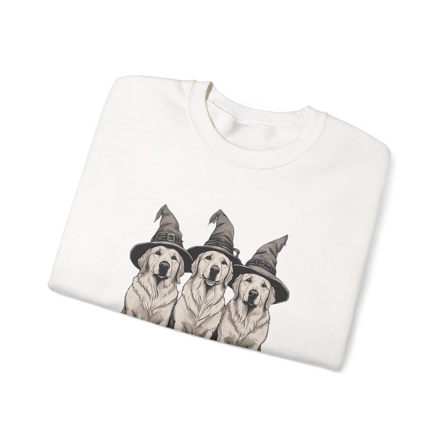 Spooky Season Sweatshirt - Halloween Unisex Crewneck, Cute Dog Sweatshirt, Fall Fashion, Perfect Gift for Dog Lovers, Cozy Golden Retriever Sweater
