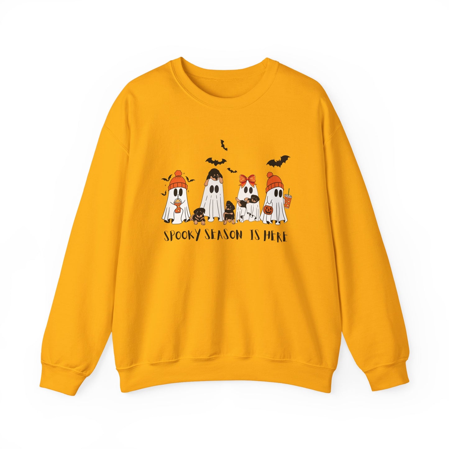 Spooky Ghost Crewneck Sweatshirt, Halloween Sweatshirt, Unisex Pullover, Cute Fall Fashion, Cozy Sweatshirt for Fall