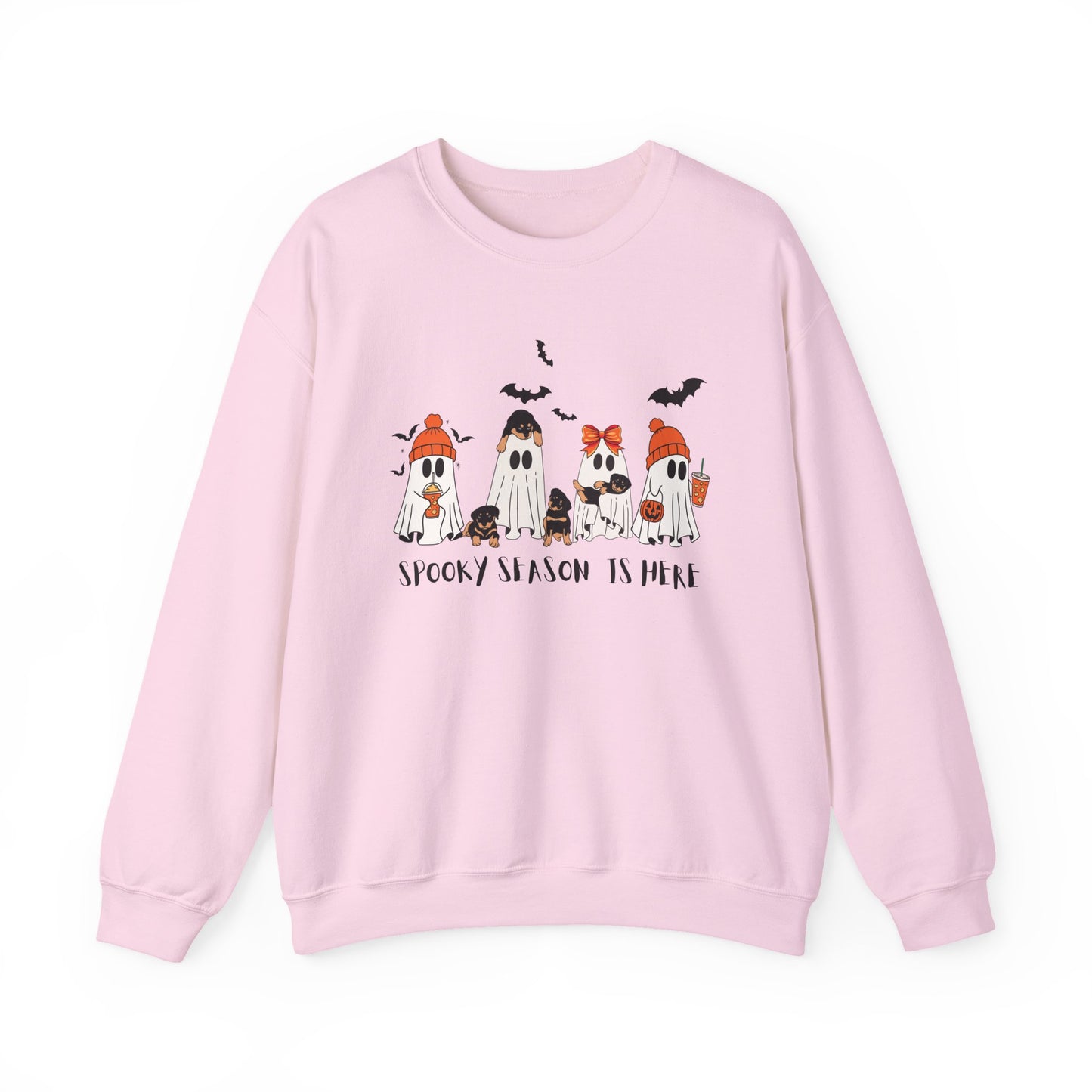 Spooky Ghost Crewneck Sweatshirt, Halloween Sweatshirt, Unisex Pullover, Cute Fall Fashion, Cozy Sweatshirt for Fall