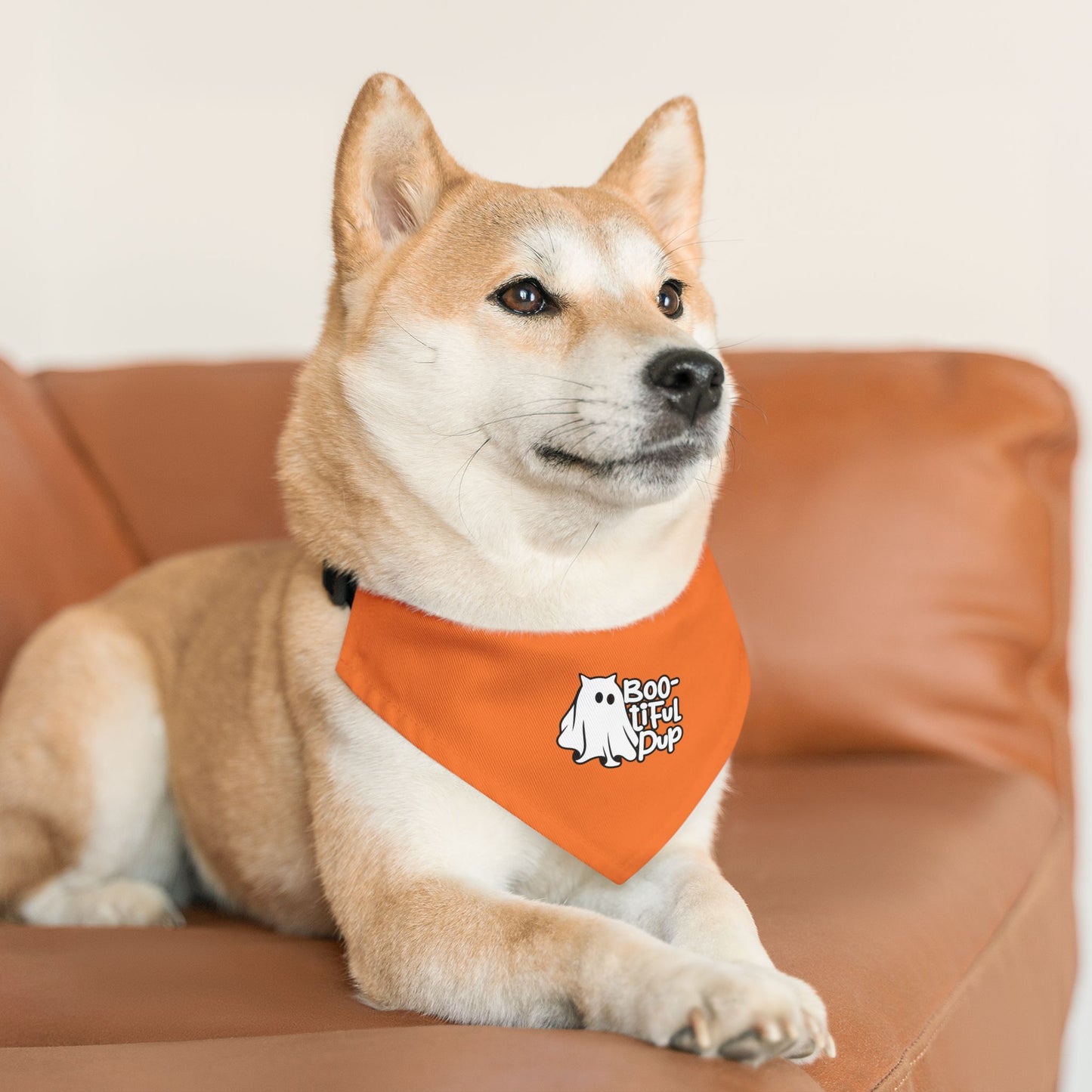 Adorable Pet Bandana Collar for Halloween, Boo-tiful Pup Design, Dog Accessories for Fall, Perfect for Pet Gifts, Cute Pet Costumes