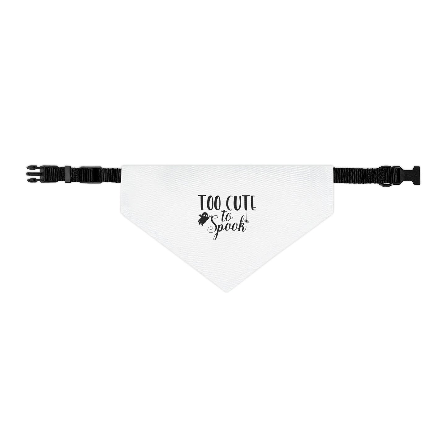 Too Cute to Spook Pet Bandana Collar - Halloween Dog Accessory, Cute Pet Costume, Seasonal Dog Apparel, Pet Halloween Gift, Spooky Pet Wear