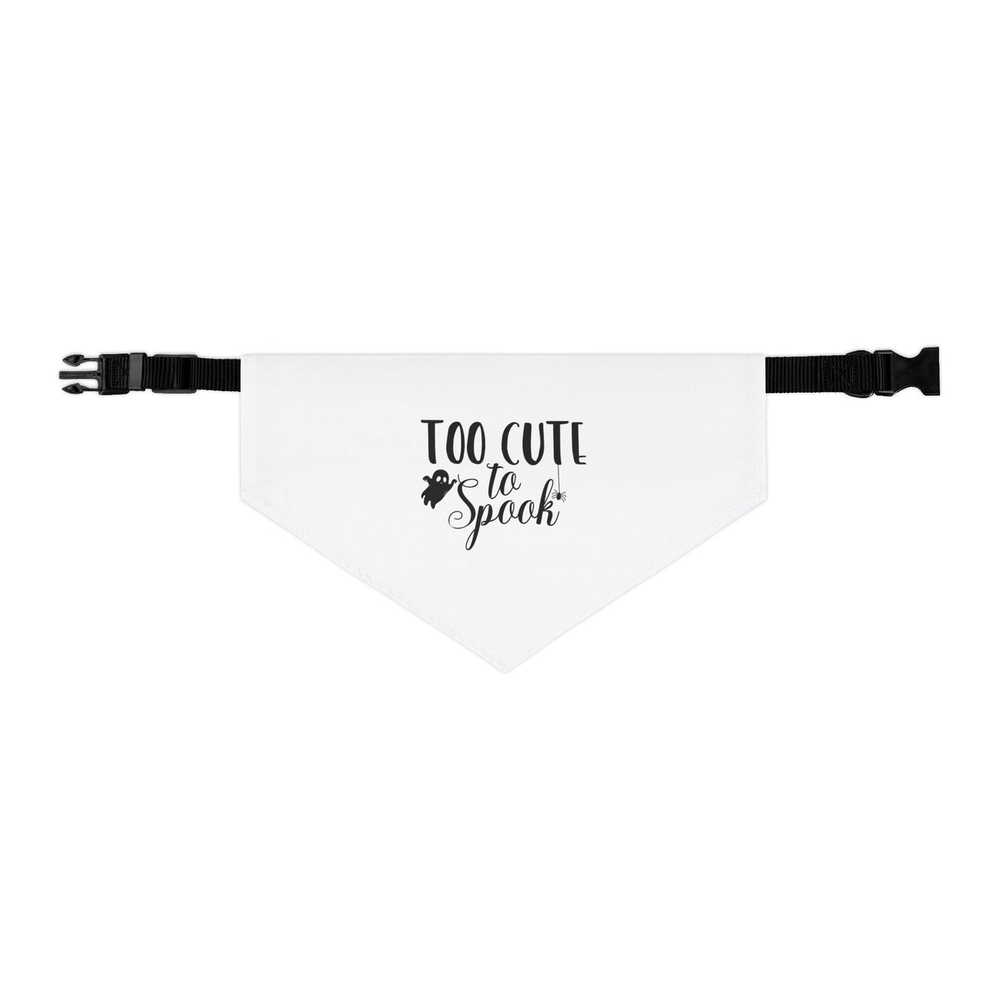 Too Cute to Spook Pet Bandana Collar - Halloween Dog Accessory, Cute Pet Costume, Seasonal Dog Apparel, Pet Halloween Gift, Spooky Pet Wear