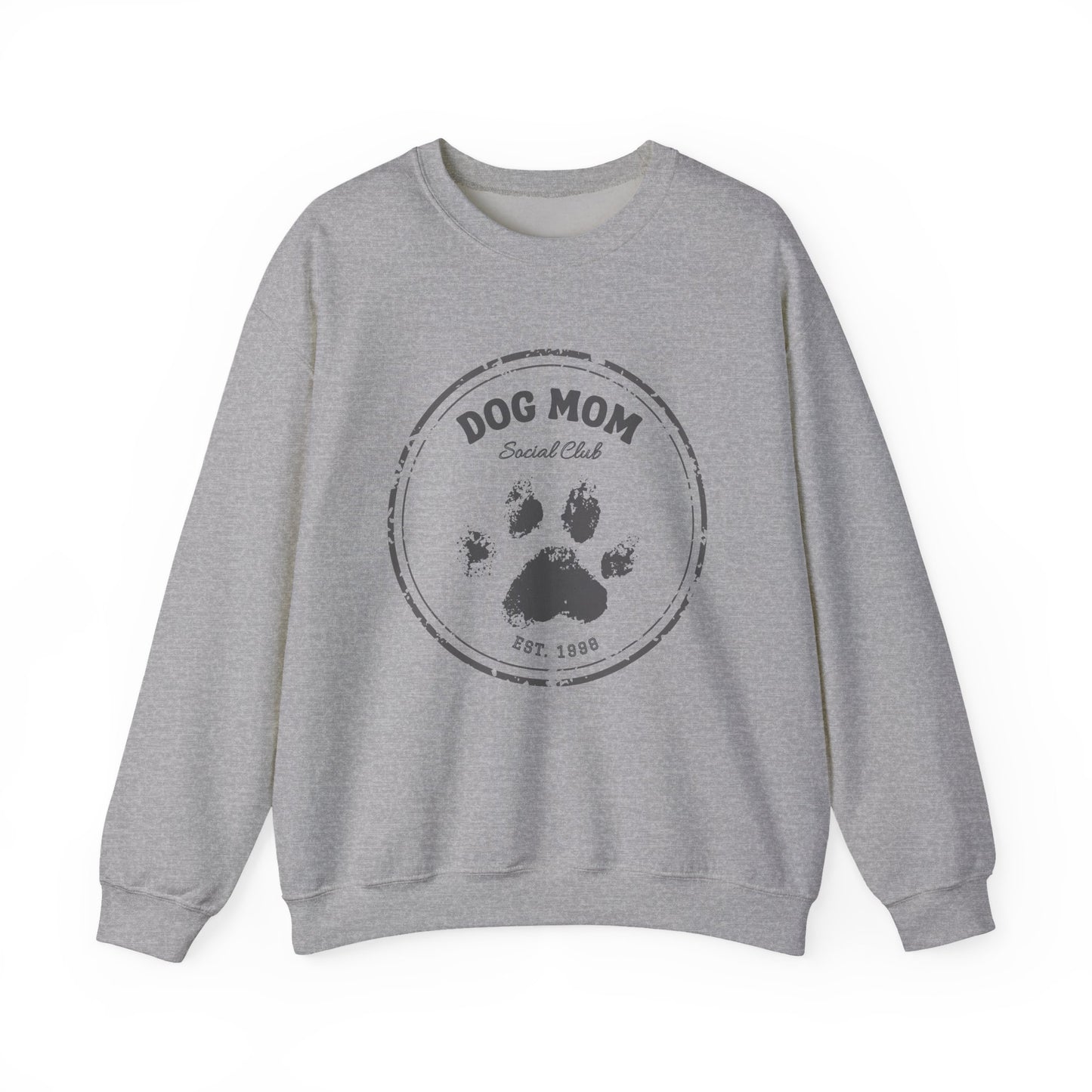 Dog Mom Sweatshirt, Cozy Crewneck Sweatshirt for Pet Lovers, Gift for Dog Owners, Casual Dog Mom Apparel, Animal Lover Sweater