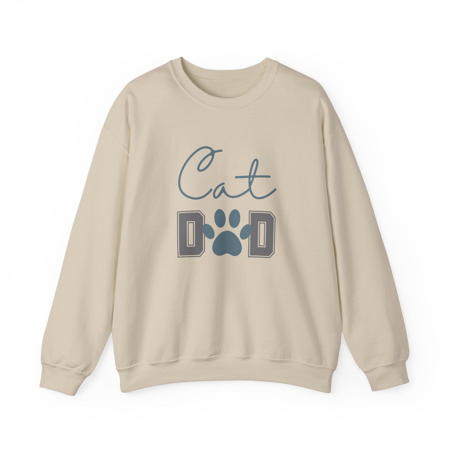 Cat Dad Unisex Heavy Blend Crewneck Sweatshirt, Perfect Gift for Cat Lovers, Cozy Sweatshirt for Father's Day, Pet Dad Apparel, Men's [...]