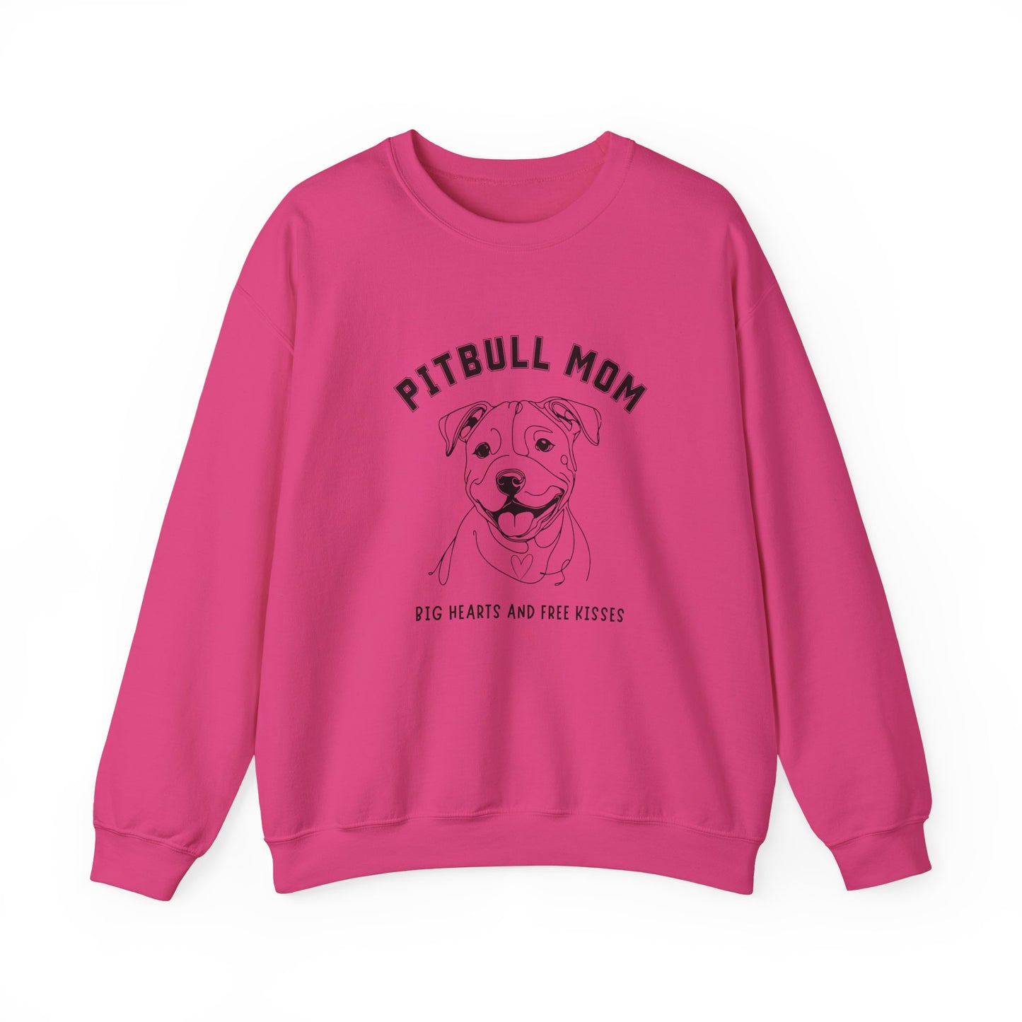 Proud Pitbull Mama Sweatshirt, Dog Lover Gift, Cozy Crewneck, Pet Parent Style, Animal Rescue Support, Perfect for Dog Moms