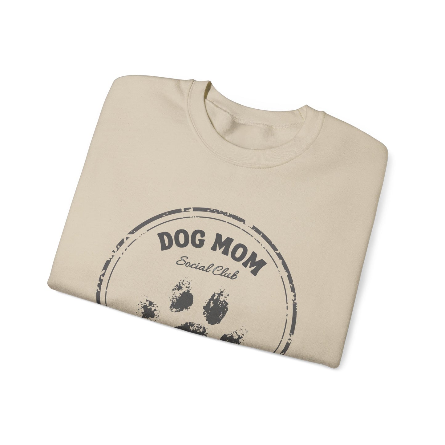 Dog Mom Club Crewneck Sweatshirt, Cozy Pet Lover Gift, Perfect for Dog Owners Gift, Animal Lover Apparel, Casual Everyday Wear