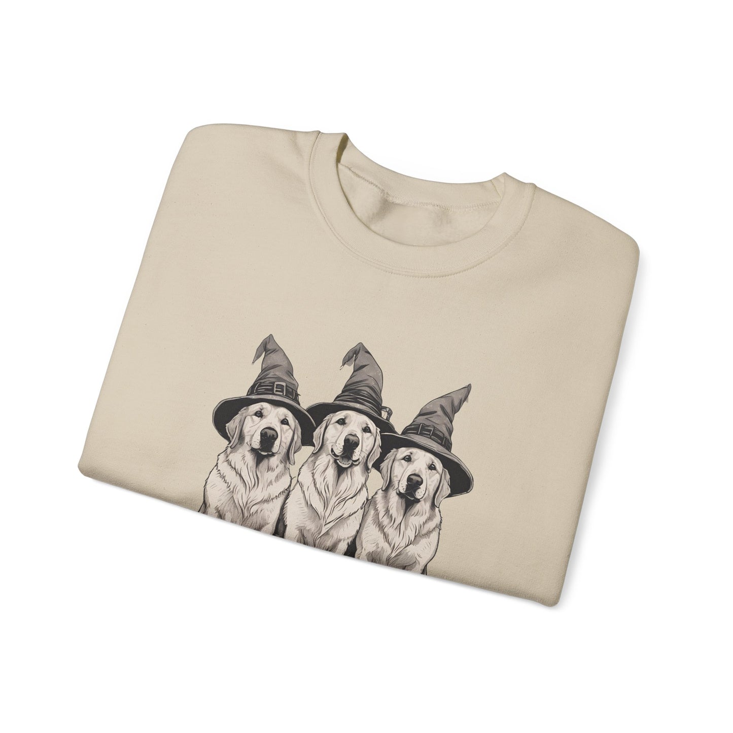Spooky Season Sweatshirt - Halloween Unisex Crewneck, Cute Dog Sweatshirt, Fall Fashion, Perfect Gift for Dog Lovers, Cozy Golden Retriever Sweater