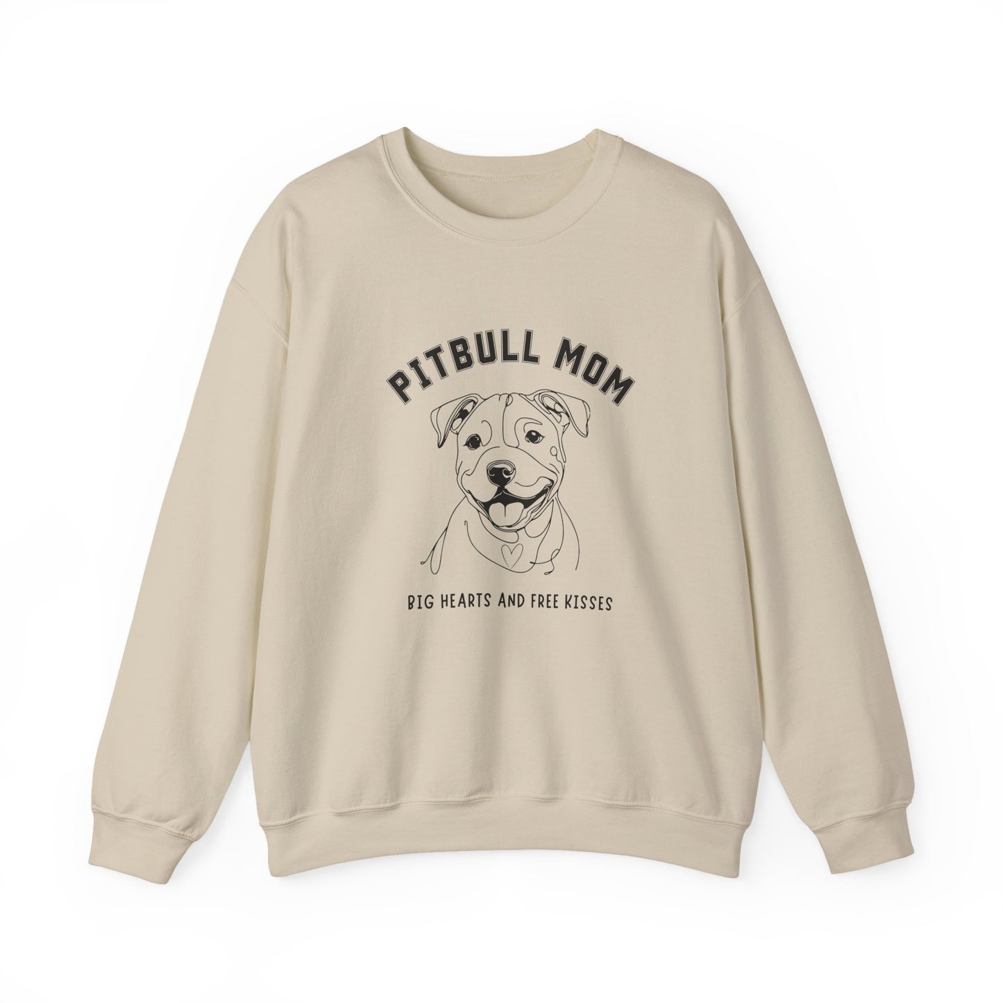 Proud Pitbull Mama Sweatshirt, Dog Lover Gift, Cozy Crewneck, Pet Parent Style, Animal Rescue Support, Perfect for Dog Moms