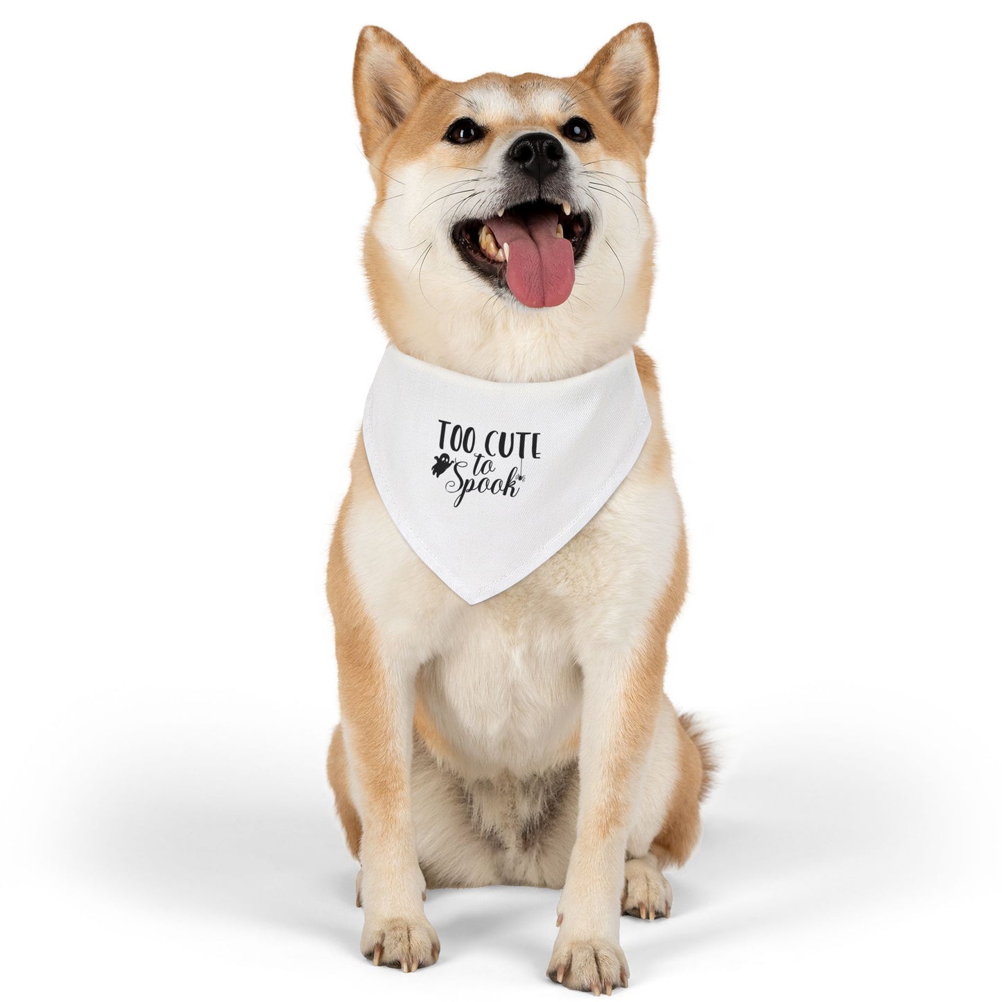 Too Cute to Spook Pet Bandana Collar - Halloween Dog Accessory, Cute Pet Costume, Seasonal Dog Apparel, Pet Halloween Gift, Spooky Pet Wear