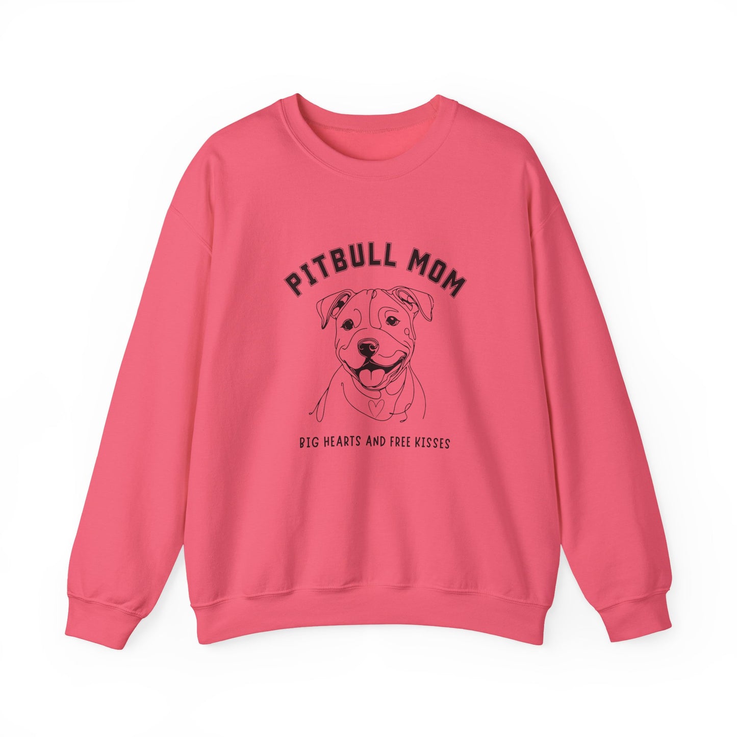 Proud Pitbull Mama Sweatshirt, Dog Lover Gift, Cozy Crewneck, Pet Parent Style, Animal Rescue Support, Perfect for Dog Moms