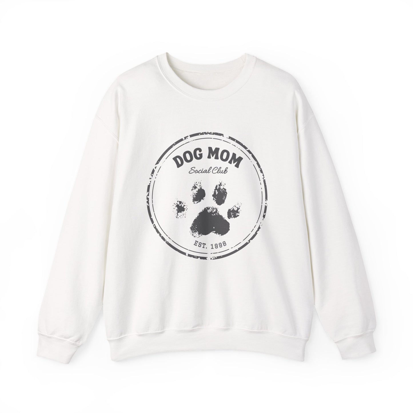 Dog Mom Sweatshirt, Cozy Crewneck Sweatshirt for Pet Lovers, Gift for Dog Owners, Casual Dog Mom Apparel, Animal Lover Sweater