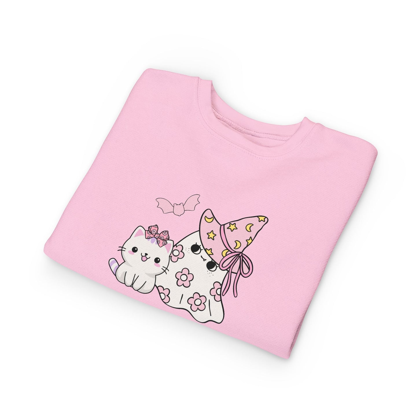 Magical Cat Toddler Sweatshirt, Cute Kids Apparel, Gift for Birthdays, Halloween, Cozy Sweater for Little Ones, Adorable Toddler Outfit