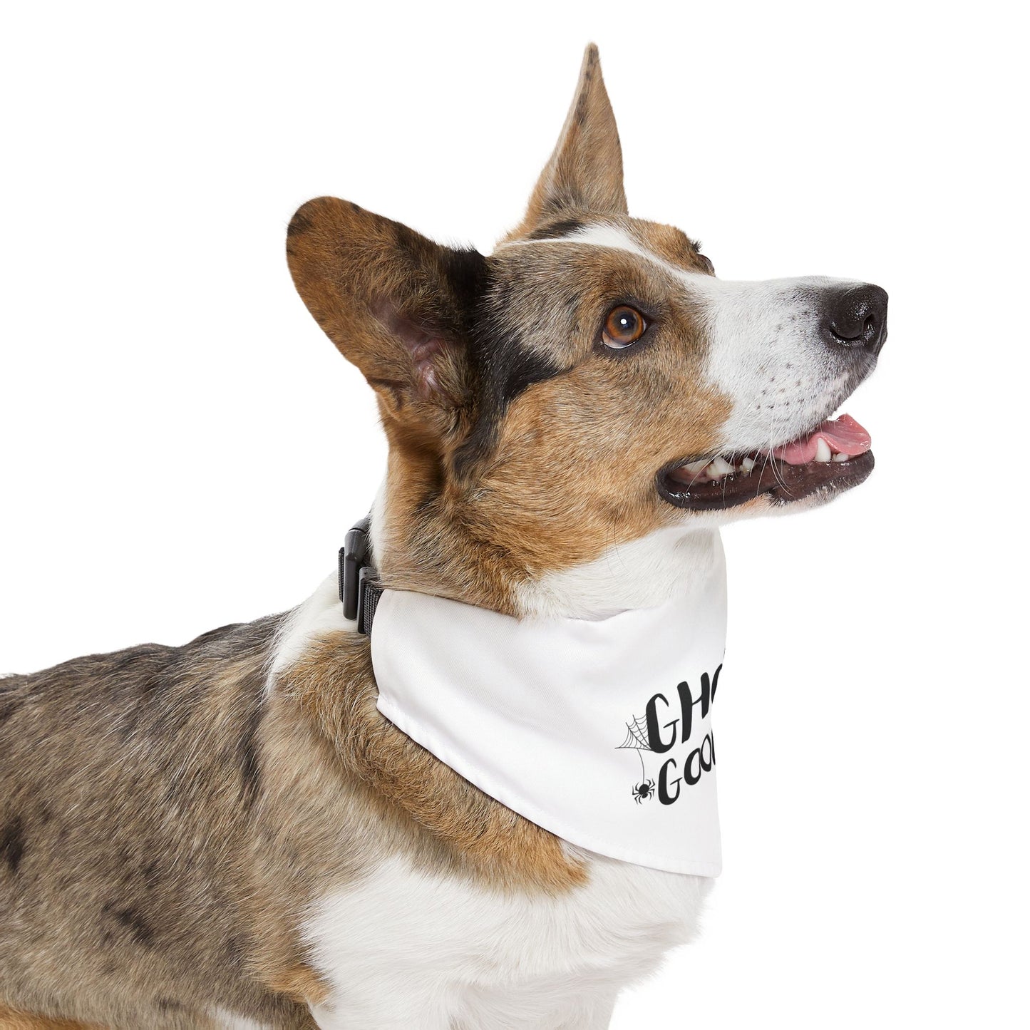 Ghostly Good Boy Pet Bandana Collar | Halloween Pet Accessory, Cute Dog Apparel, Holiday Dog Bandana, Spooky Pet Gear, Costume Accessory