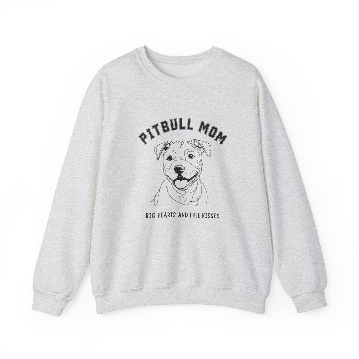 Proud Pitbull Mama Sweatshirt, Dog Lover Gift, Cozy Crewneck, Pet Parent Style, Animal Rescue Support, Perfect for Dog Moms