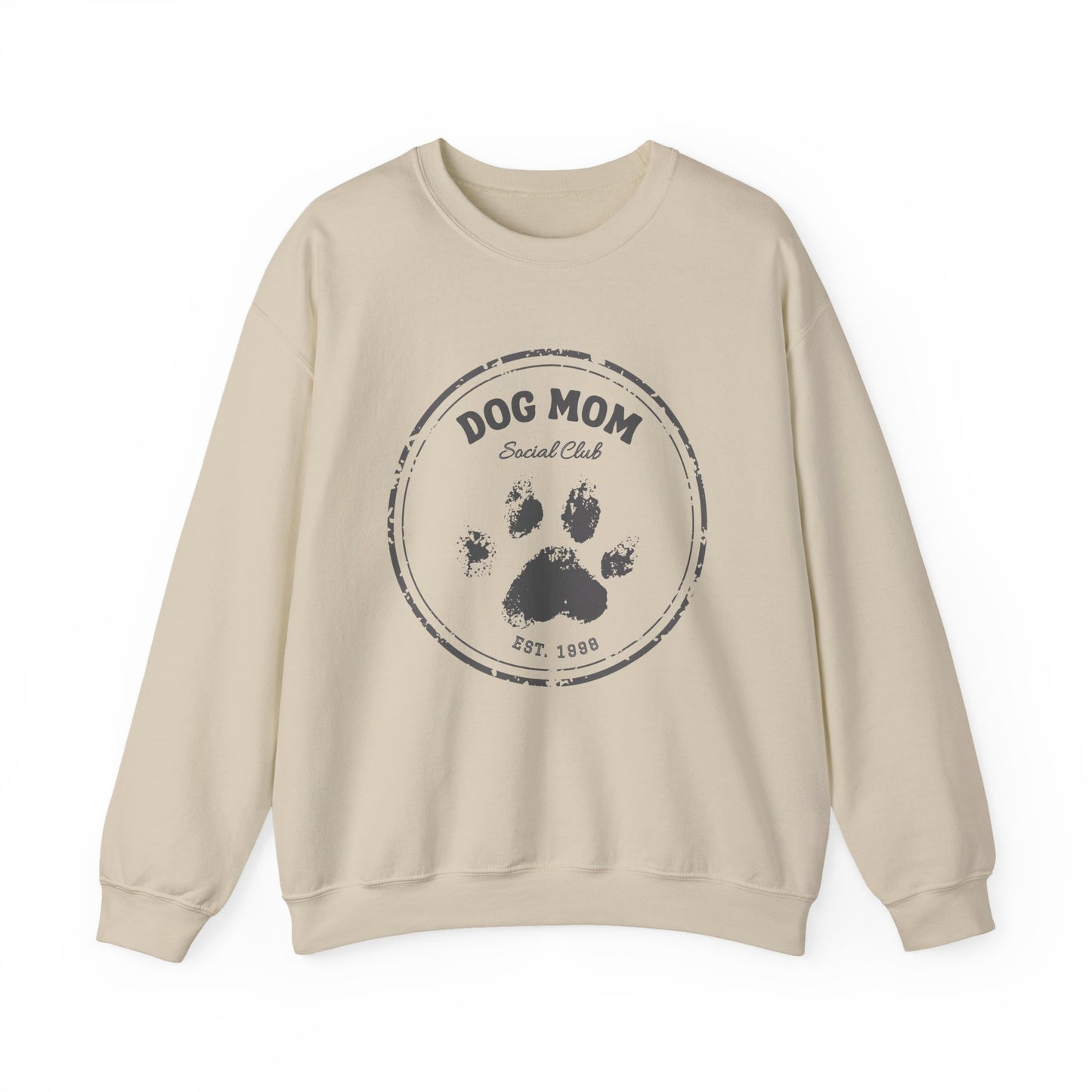 Dog Mom Club Crewneck Sweatshirt, Cozy Pet Lover Gift, Perfect for Dog Owners Gift, Animal Lover Apparel, Casual Everyday Wear
