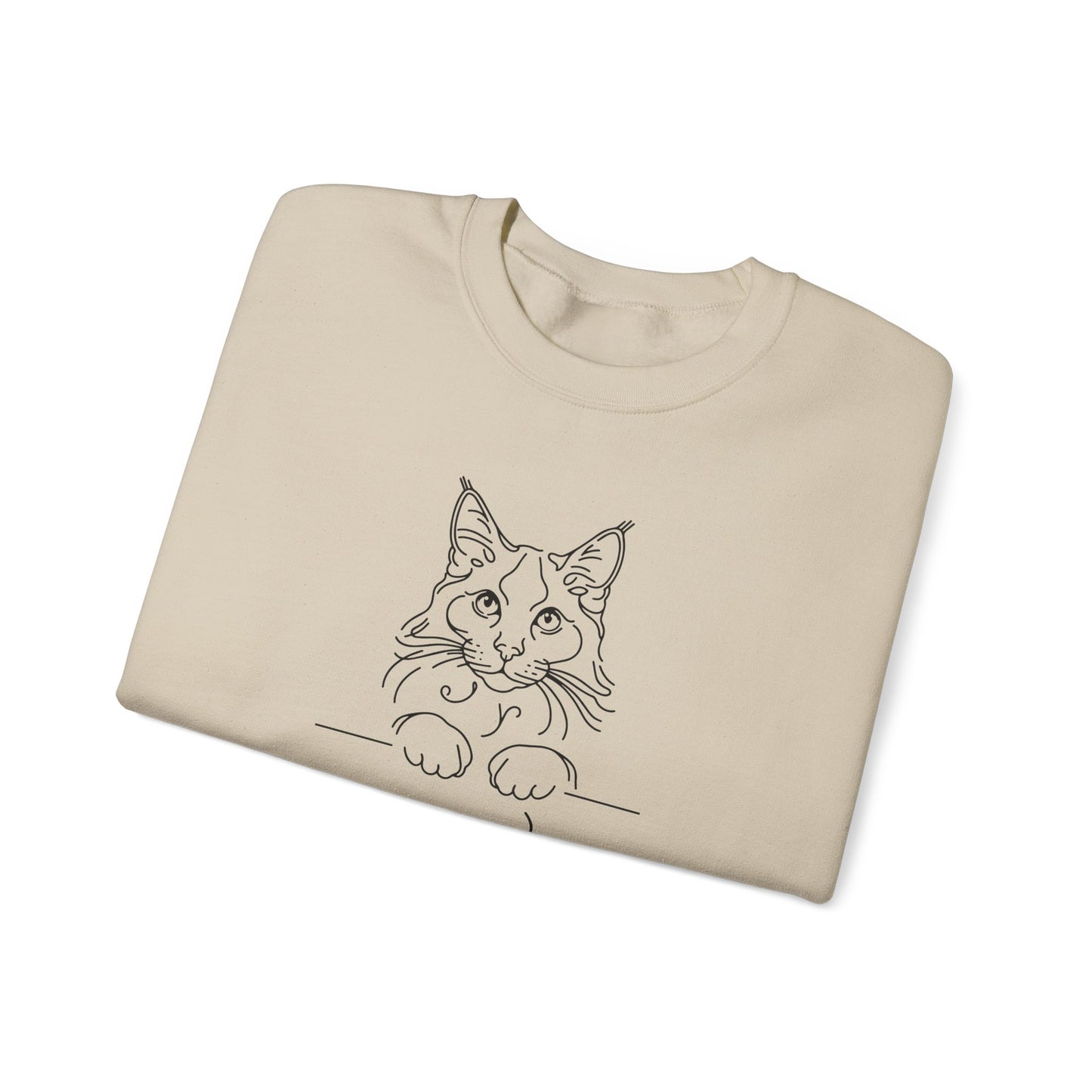 Cat Mom Unisex Sweatshirt, Cozy Gift for Cat Lovers, Cute Cat Apparel, Casual Wear, Pet Mom Gift, Cat Owner Sweatshirt