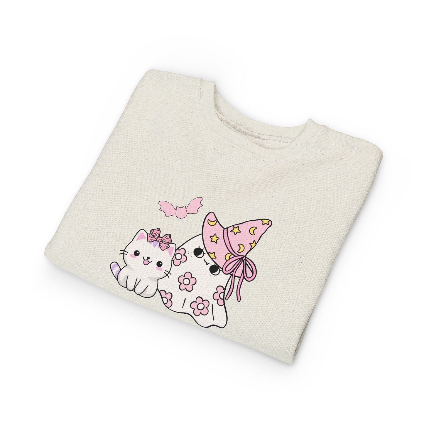 Magical Cat Toddler Sweatshirt, Cute Kids Apparel, Gift for Birthdays, Halloween, Cozy Sweater for Little Ones, Adorable Toddler Outfit