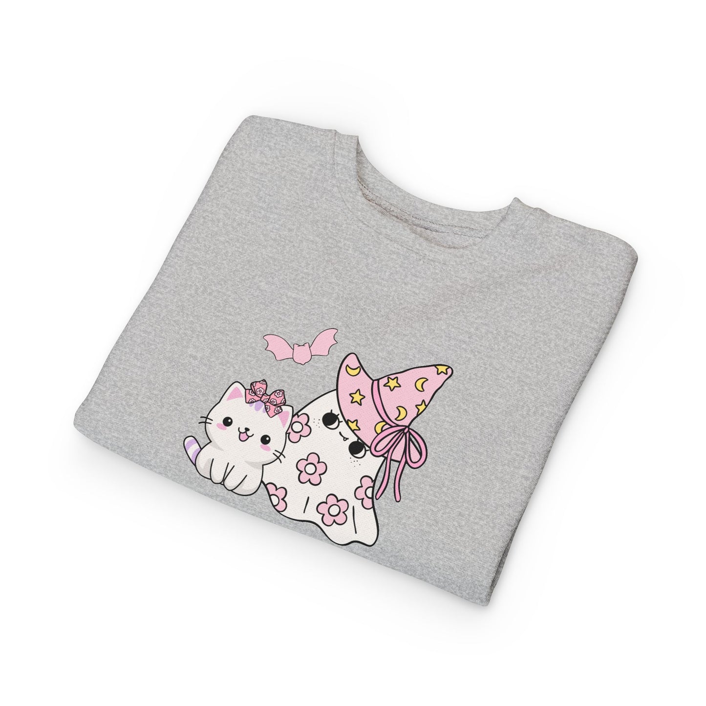 Magical Cat Toddler Sweatshirt, Cute Kids Apparel, Gift for Birthdays, Halloween, Cozy Sweater for Little Ones, Adorable Toddler Outfit