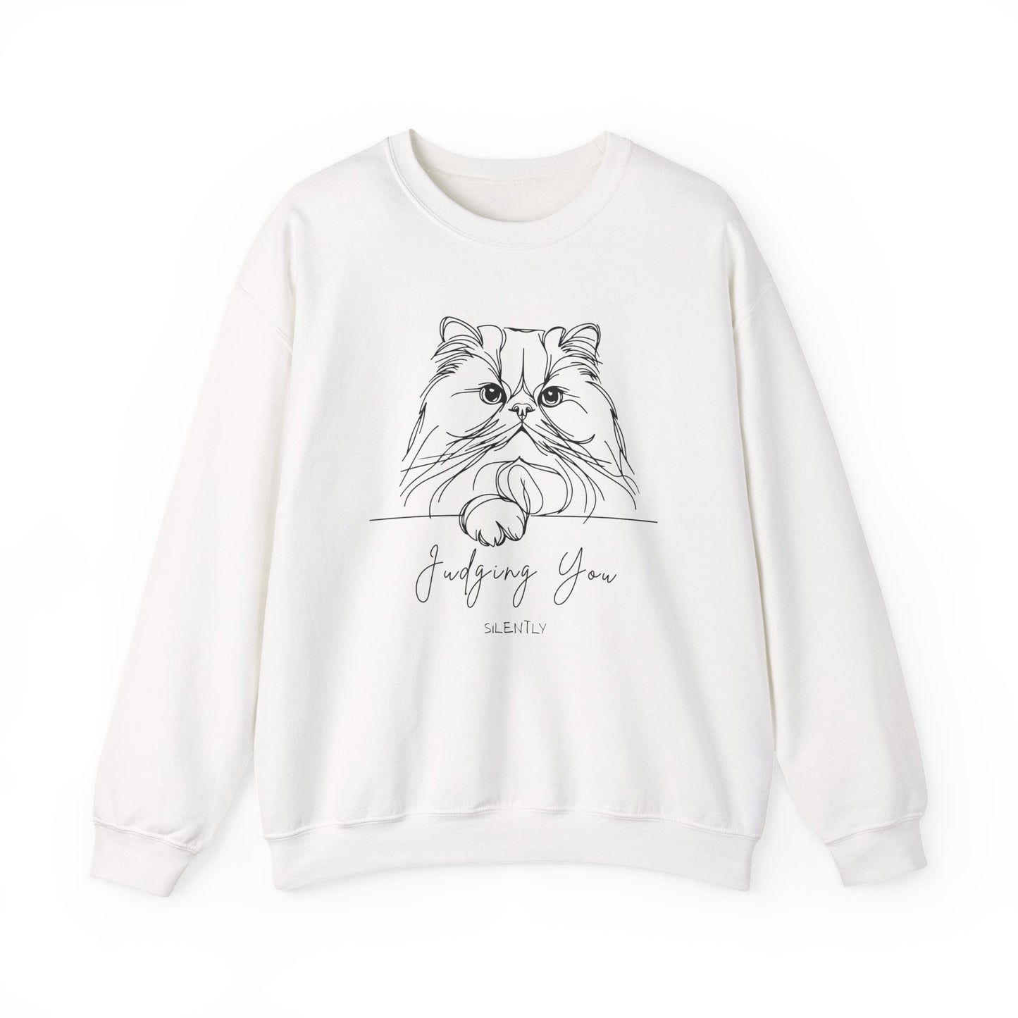 Cozy Cat Lovers Crewneck Sweatshirt - Perfect Gift for Cat Owners, Cute Pet Apparel for Casual Wear, Ideal for Birthdays, Relaxing Days