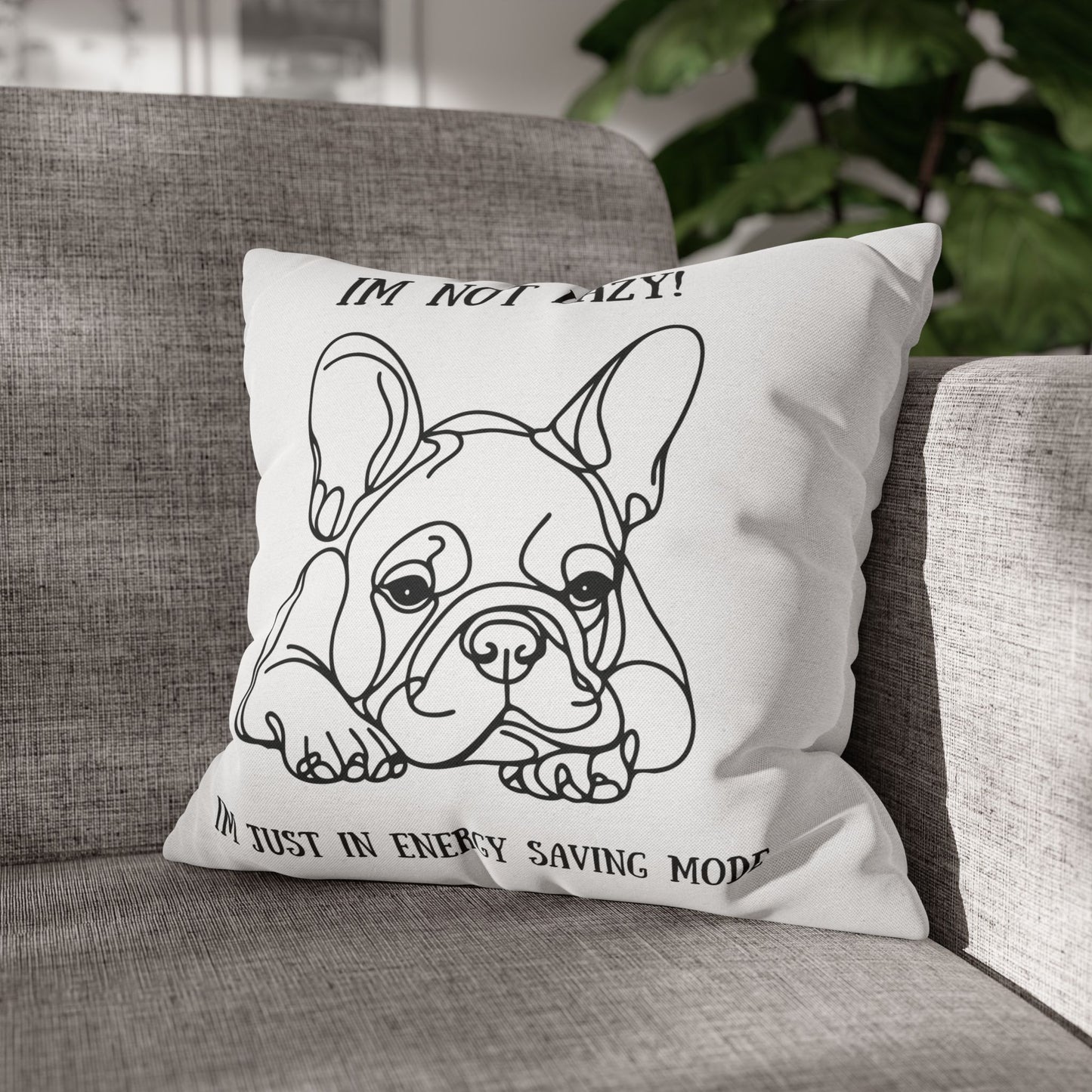 Funny Dog Pillowcase for Pet Lovers, Pillow Cover Gift for Dog Owners, Home Decor, Couch Accent, Pet-Themed Decoration
