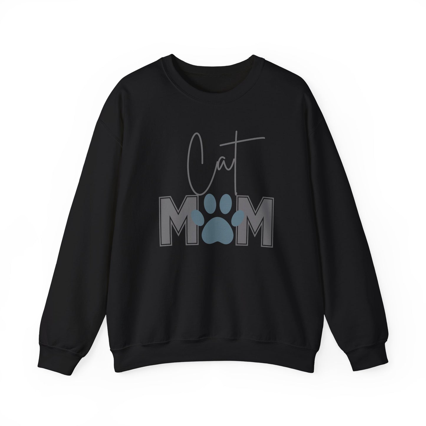 Cat Mom Crewneck Sweatshirt, Cozy Cat Lover Gift, Mother's Day Sweatshirt, Animal Lover Apparel, Funny Cat Sweatshirt, Pet Parent Fashion
