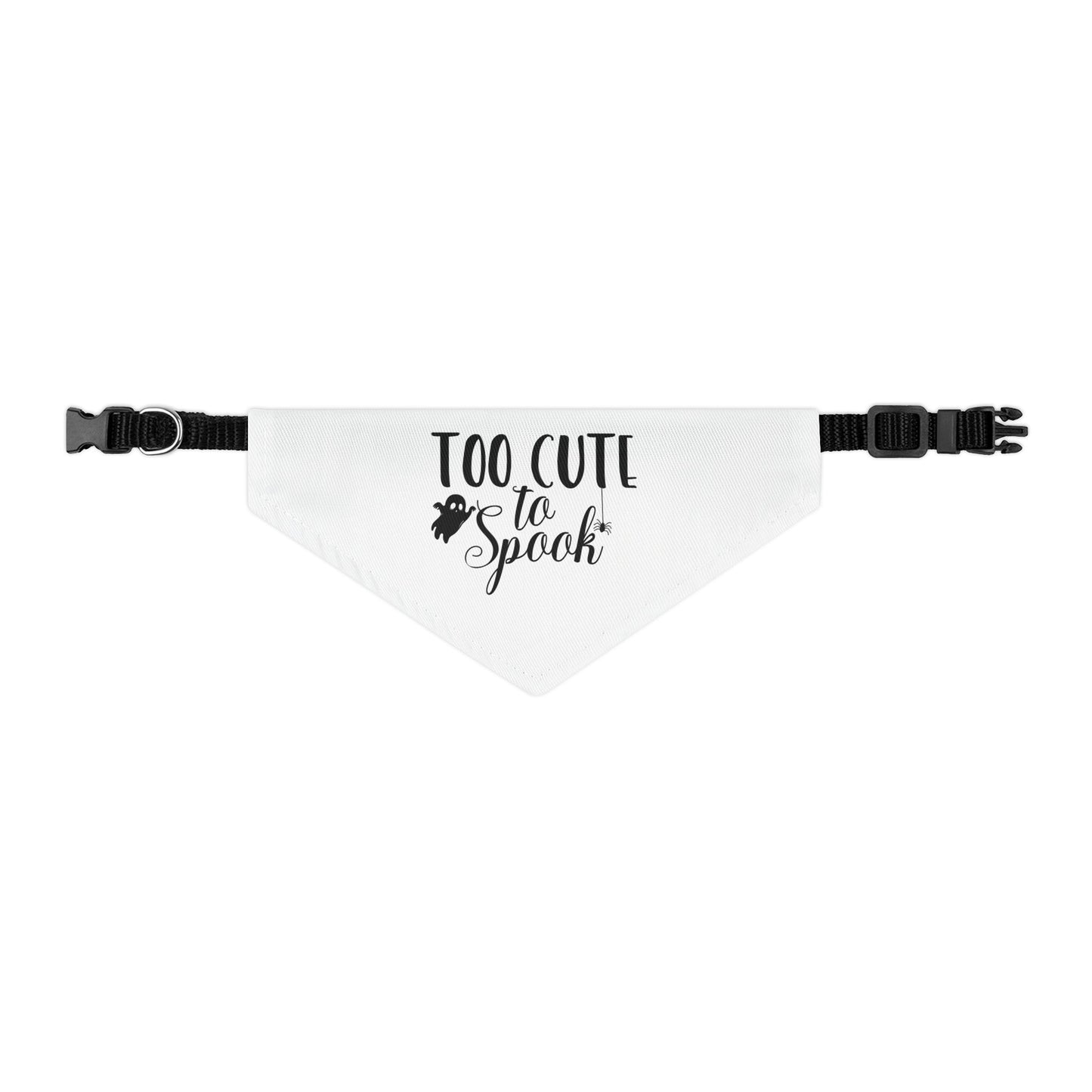 Too Cute to Spook Pet Bandana Collar - Halloween Dog Accessory, Cute Pet Costume, Seasonal Dog Apparel, Pet Halloween Gift, Spooky Pet Wear